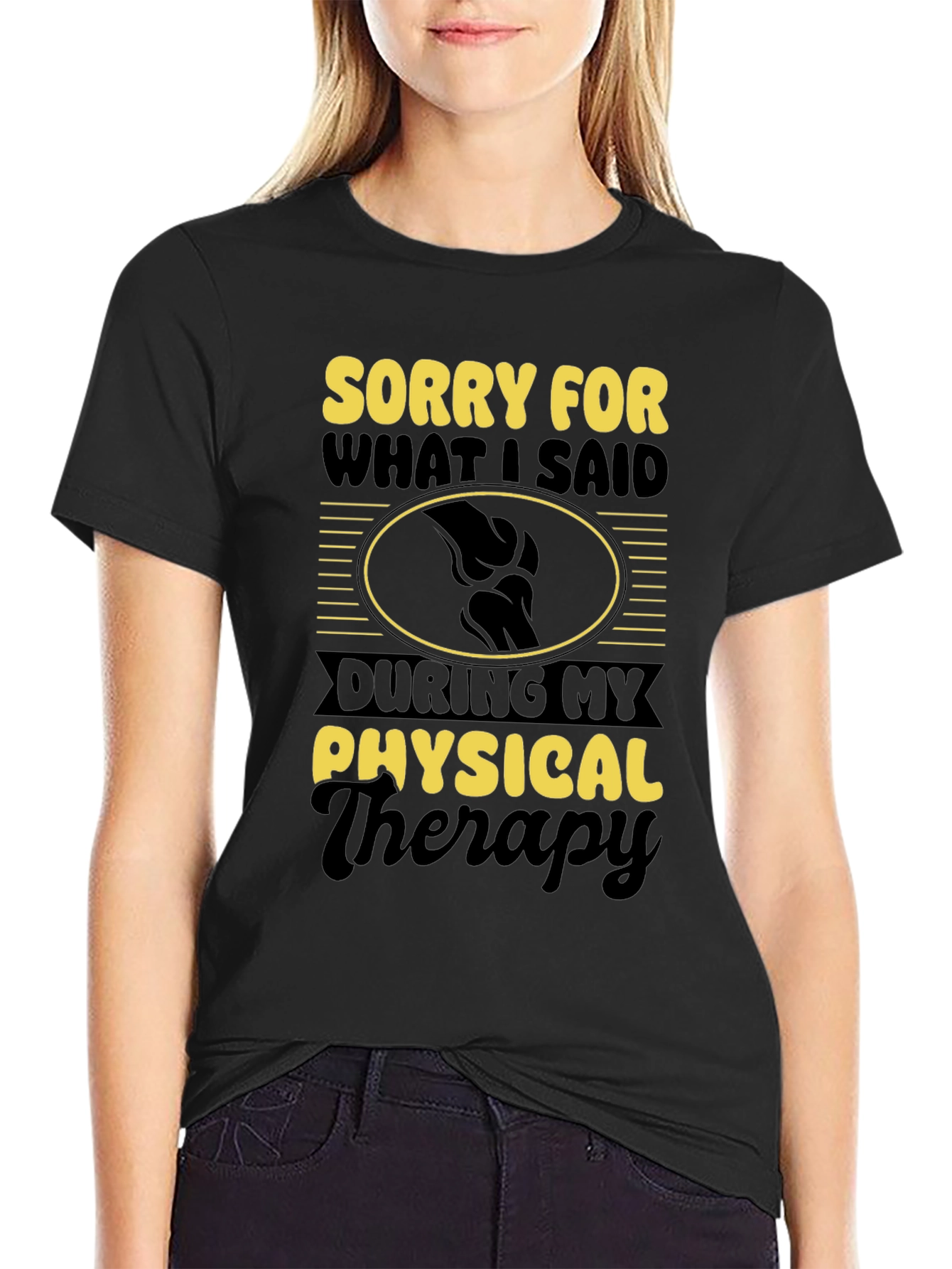 Physical Therapy Apology Graphic T-Shirt