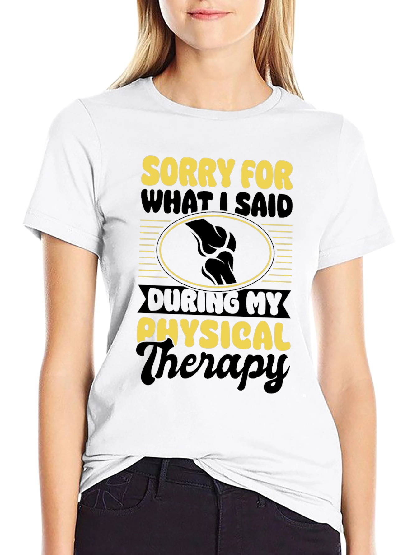 Physical Therapy Apology Graphic T-Shirt
