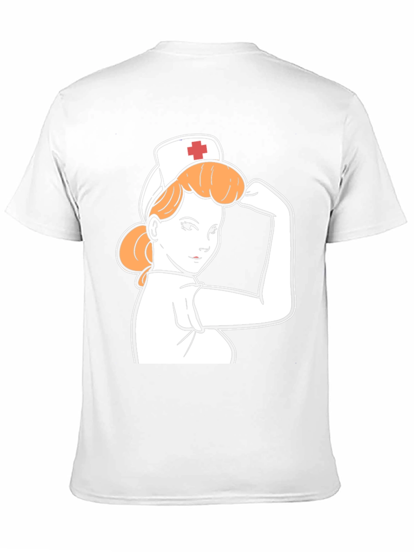 Retro Nurse Power T-Shirt - Black