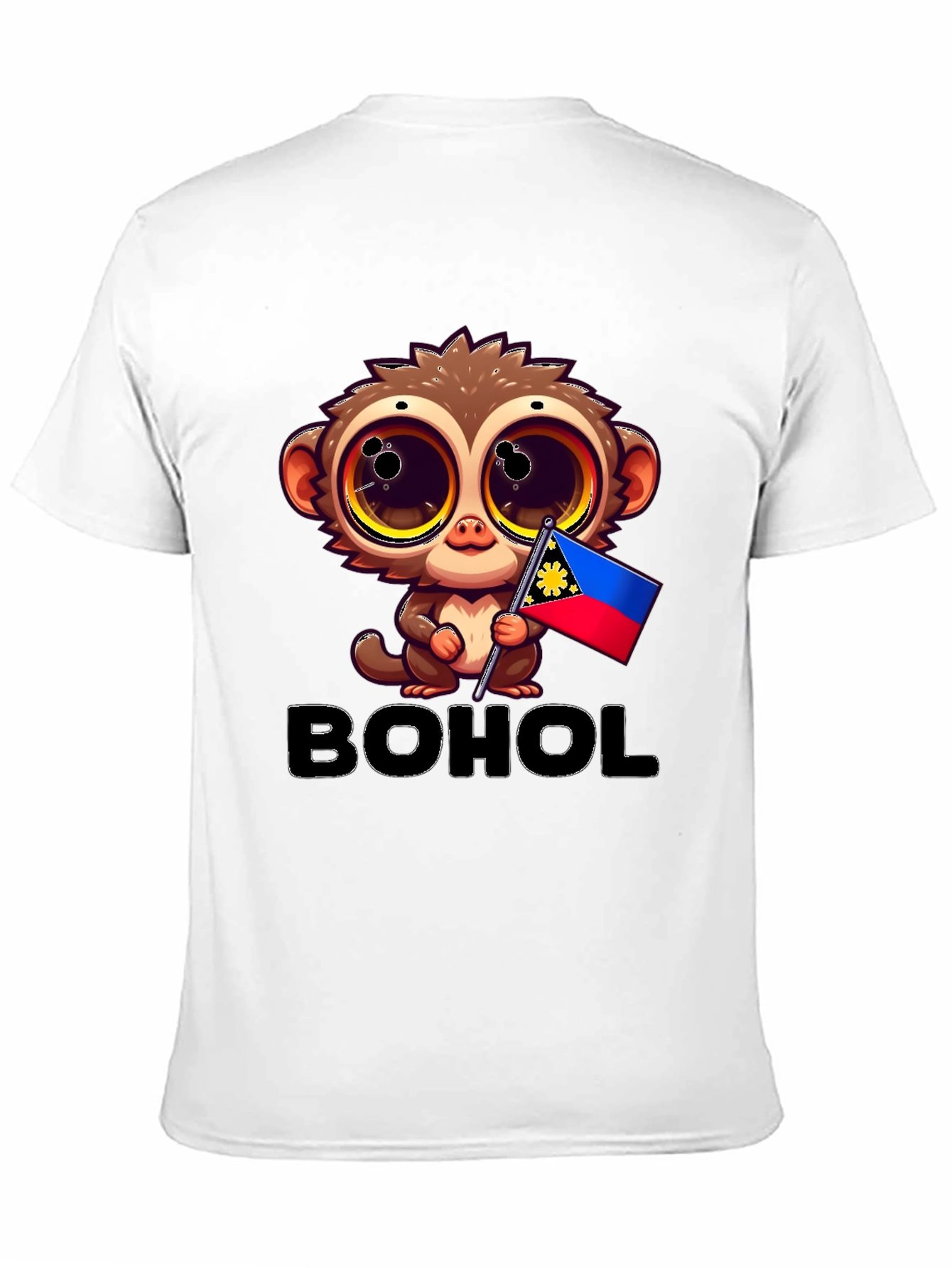 Bohol Tarsier Graphic Tee - Black