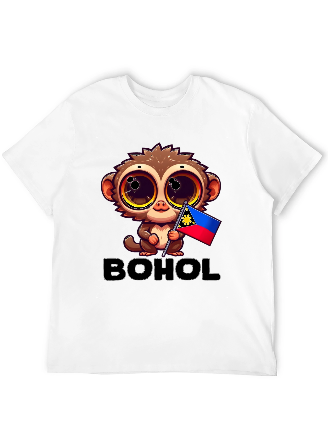 Bohol Tarsier Graphic Tee - Black
