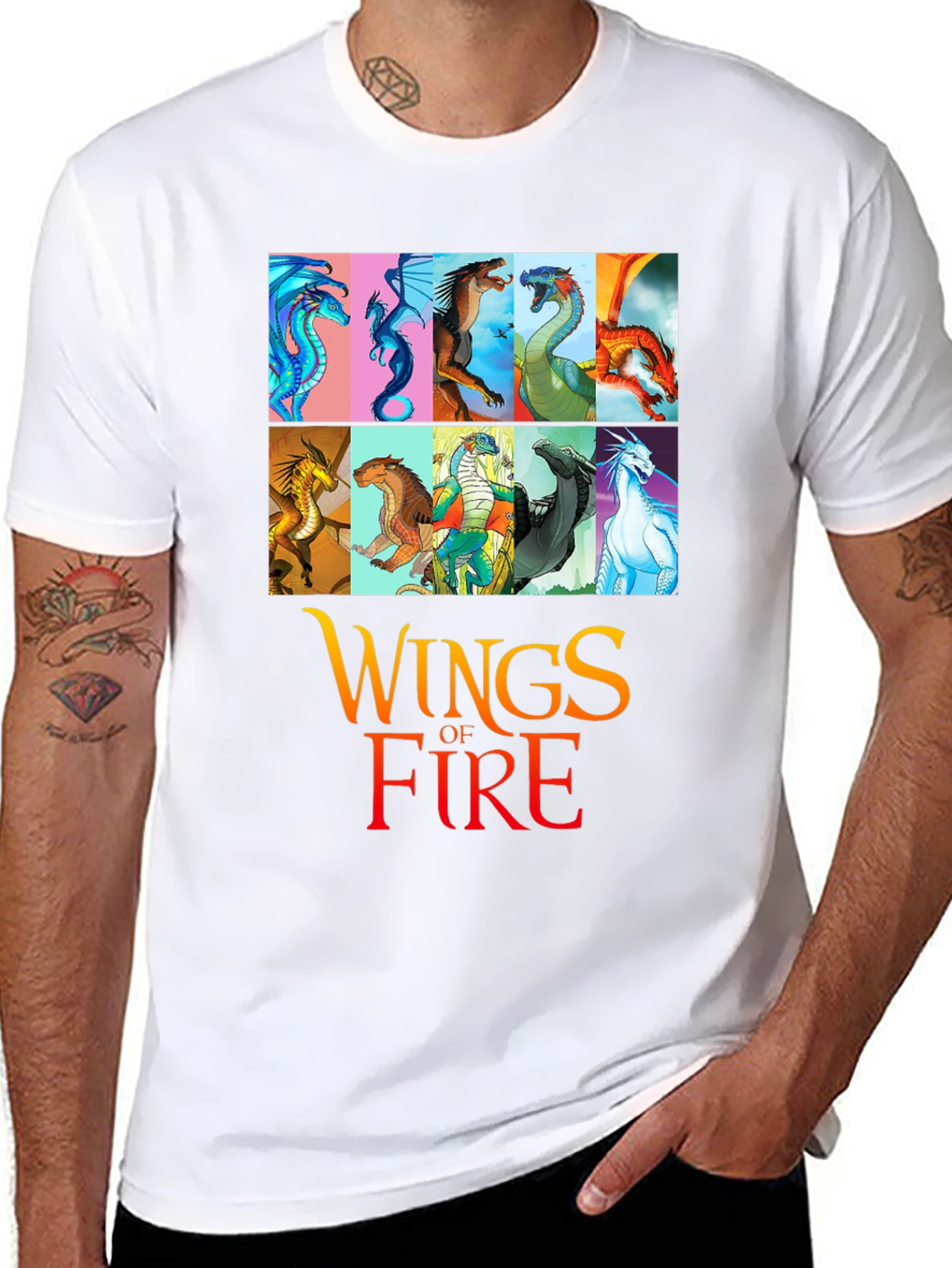 Wings of Fire T-Shirt - Dragon Graphic Novel Tee