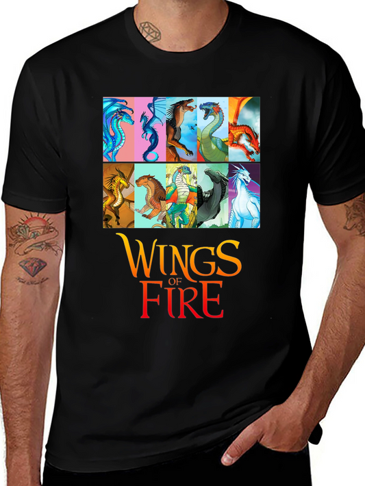 Wings of Fire T-Shirt - Dragon Graphic Novel Tee