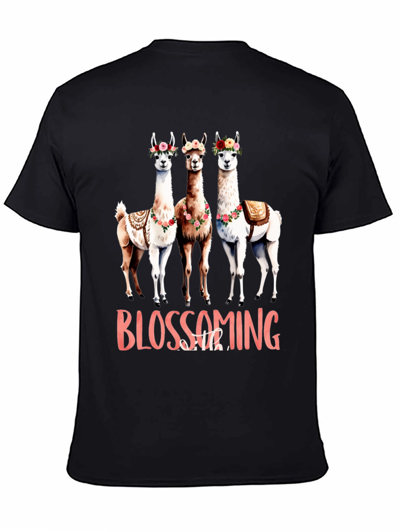 Blossoming Llama Graphic Tee