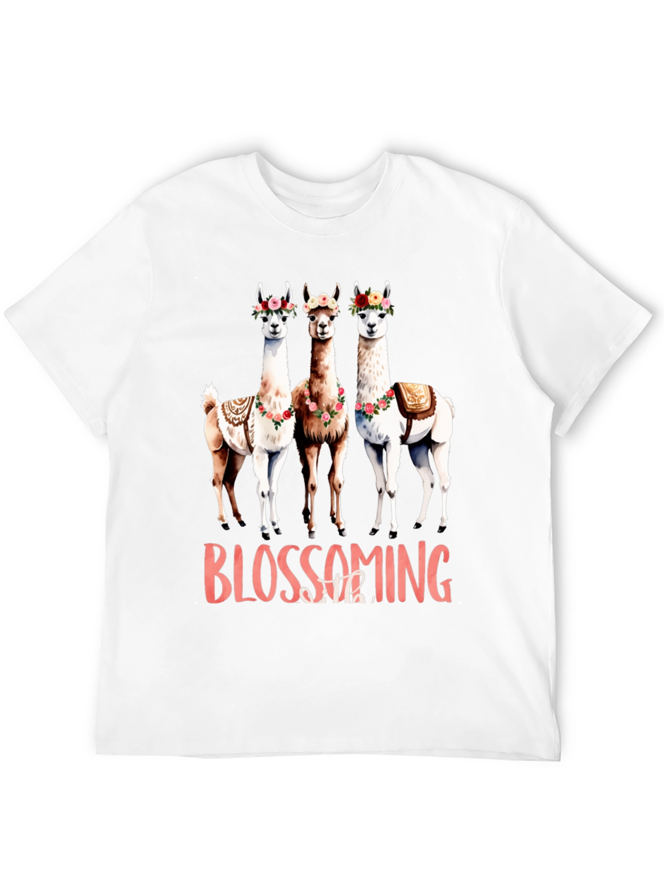 Blossoming Llama Graphic Tee