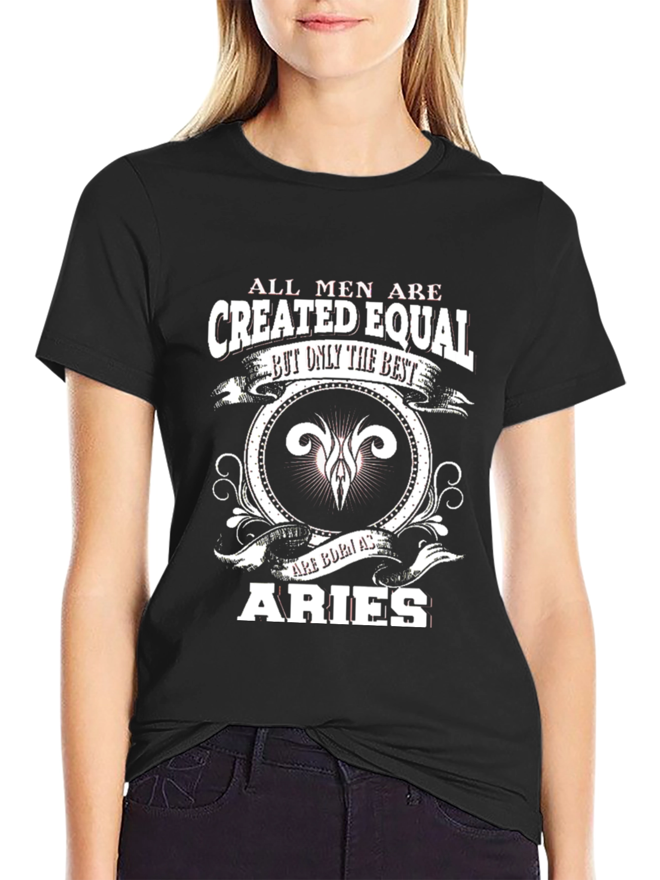 Aries Zodiac T-Shirt - Best Men Created Equal