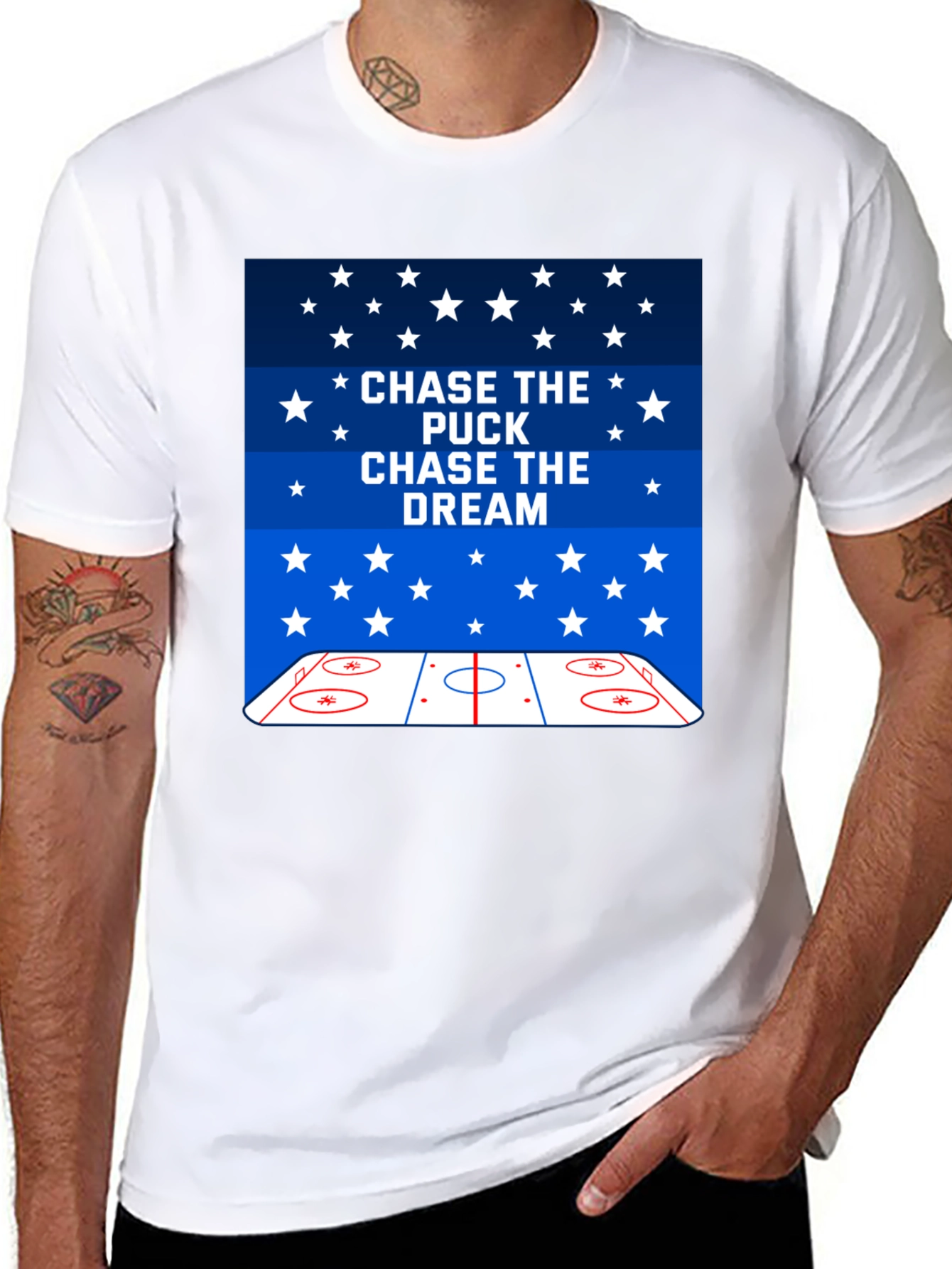 Chase the Puck Graphic Tee
