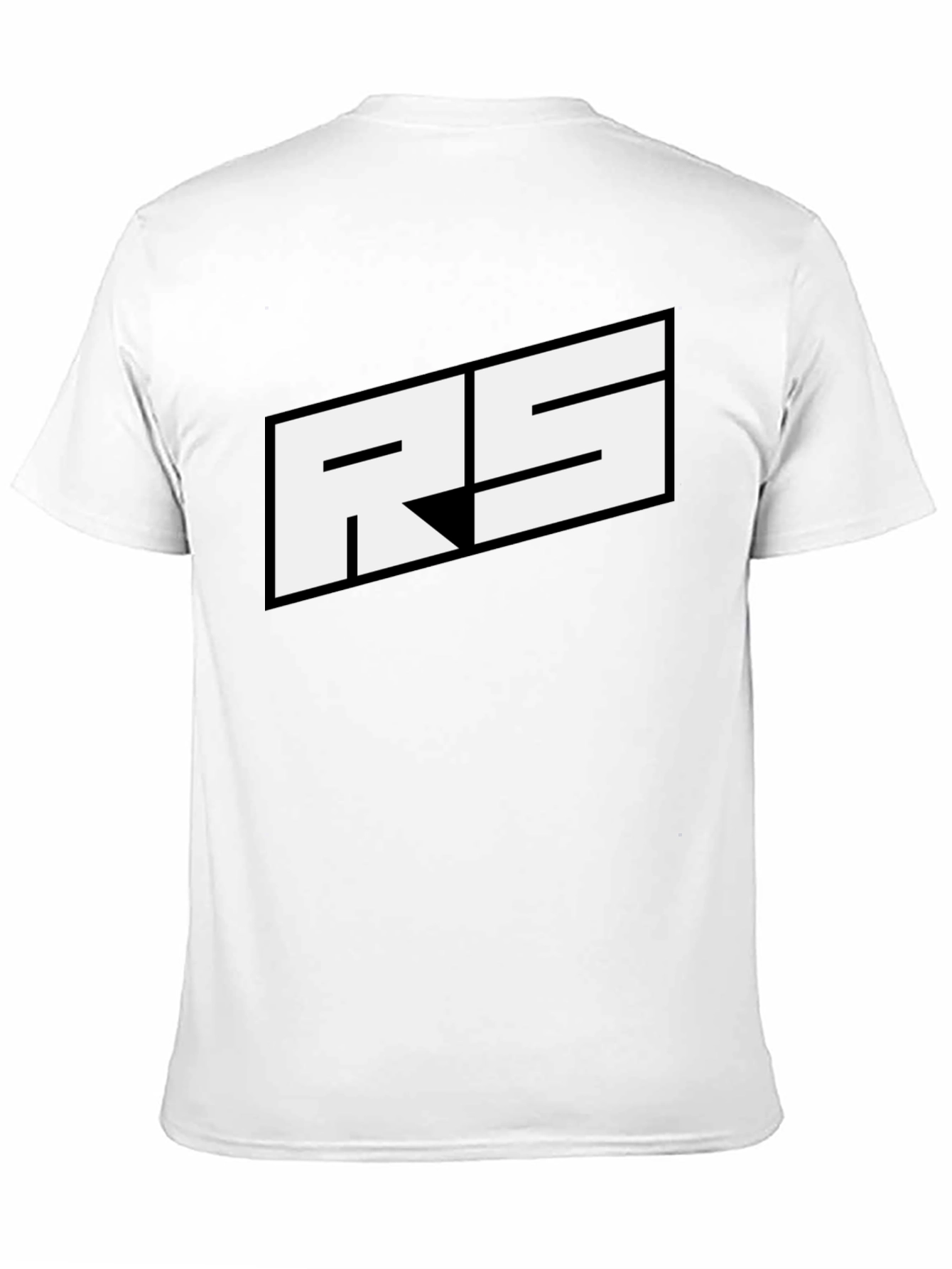 RS Logo Black T-Shirt - Bold Graphic Tee