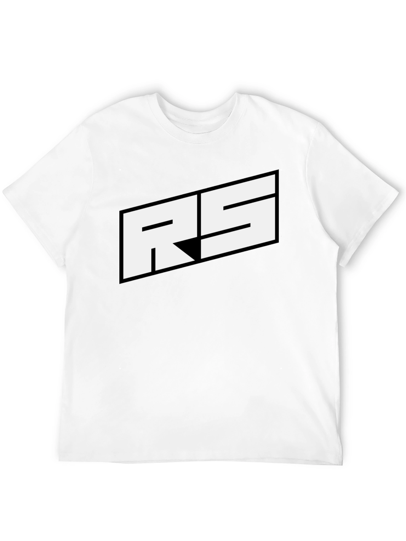 RS Logo Black T-Shirt - Bold Graphic Tee