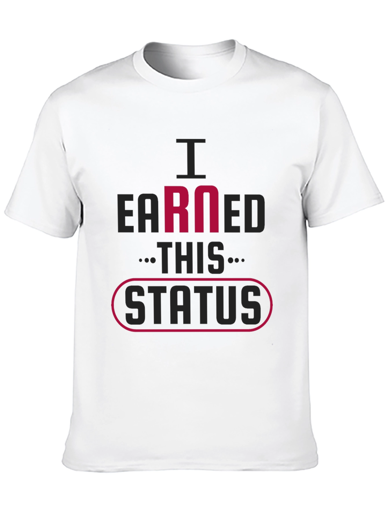 Earned Status Black Graphic Tee Shirt