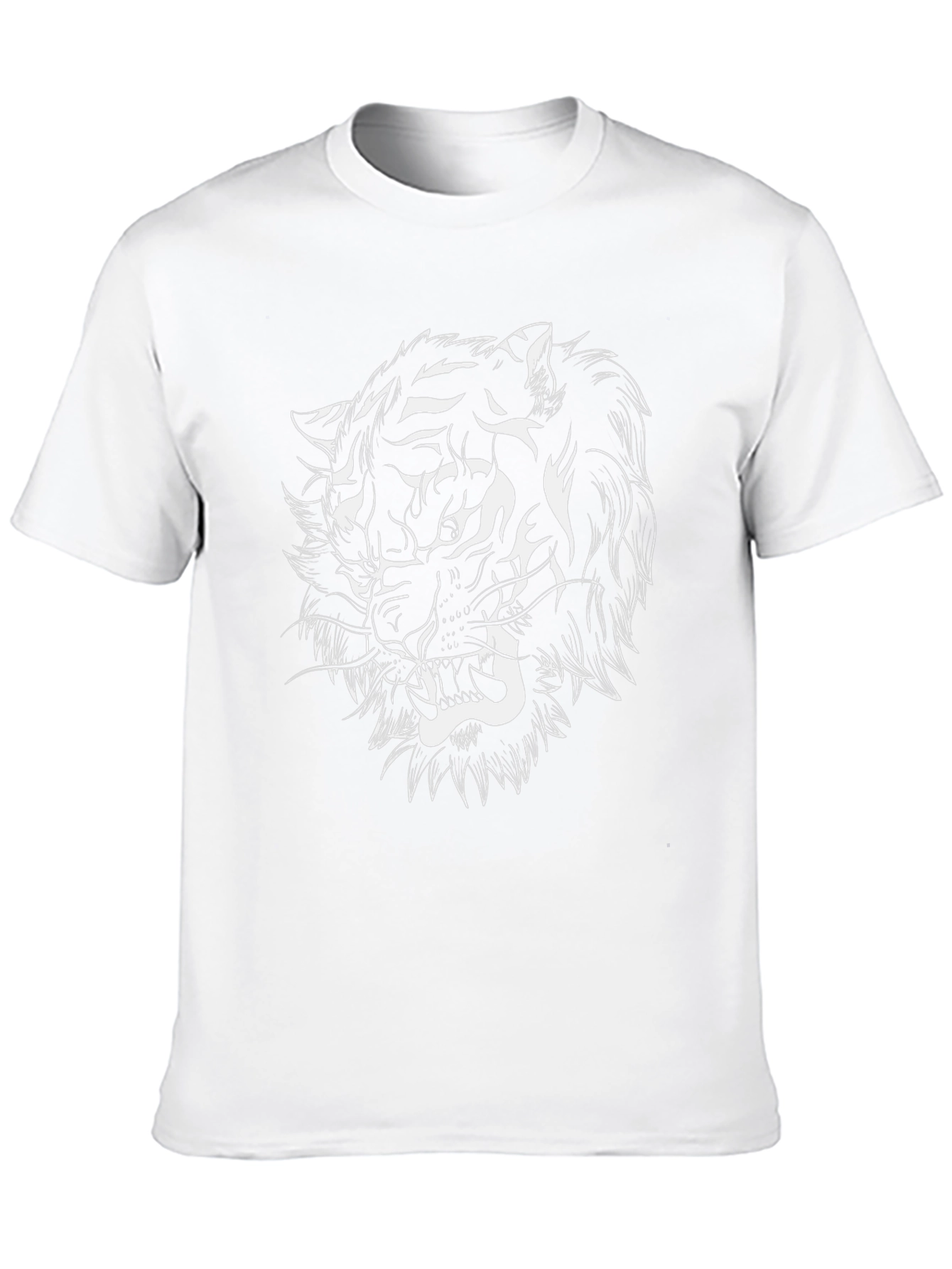 Tiger Graphic Black T-Shirt - Fierce Style