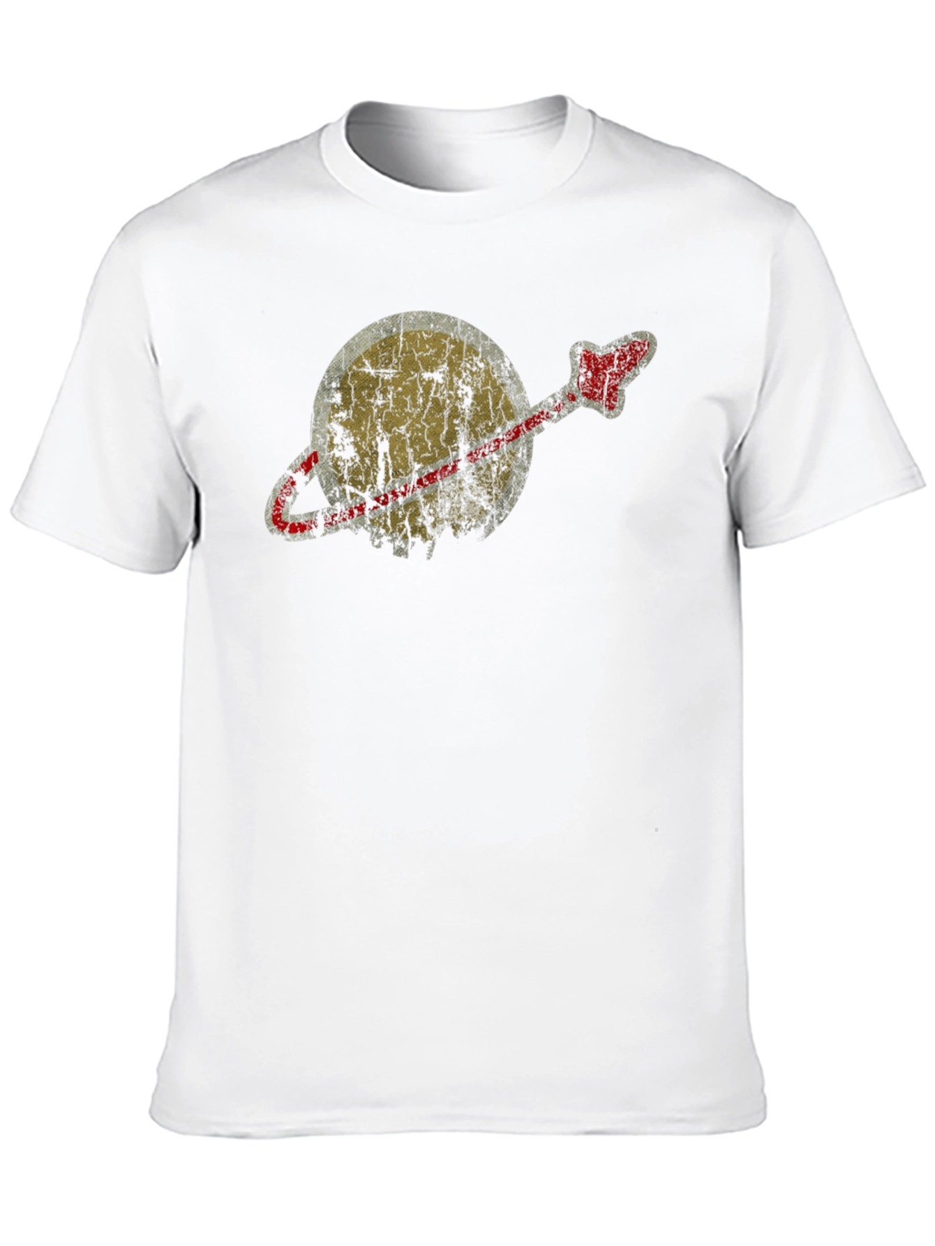 Retro Space Graphic T-Shirt - Black