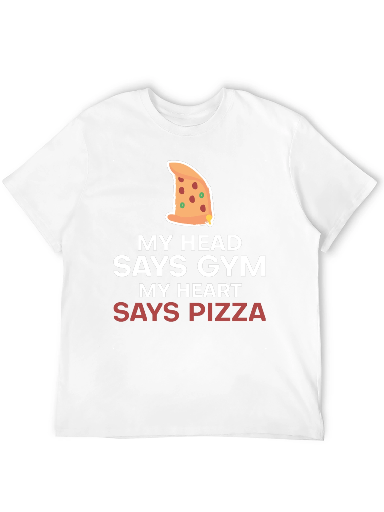 Pizza Gym Funny Black T-Shirt