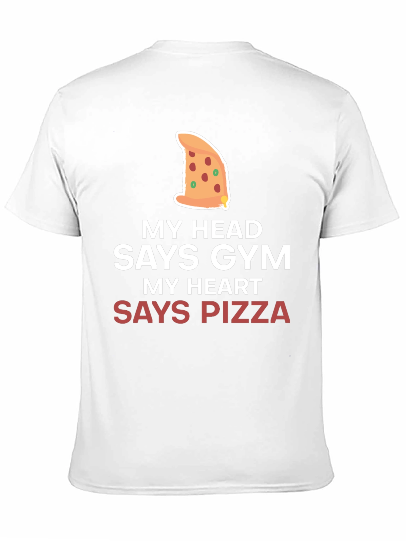 Pizza Gym Funny Black T-Shirt