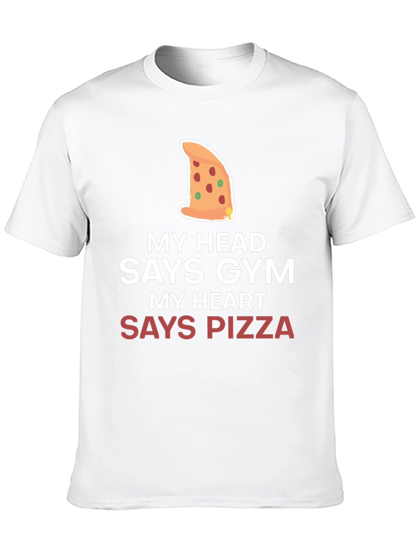 Pizza Gym Funny Black T-Shirt