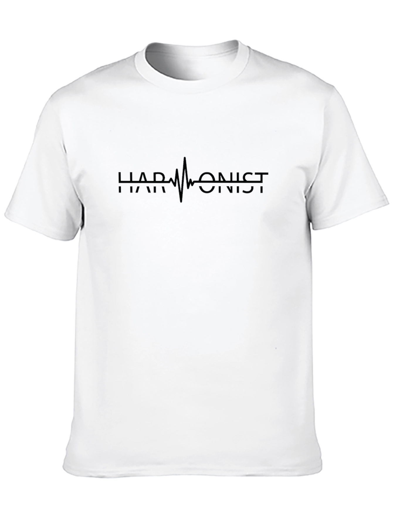 Harmonist Heartbeat Graphic T-Shirt - Modern Style