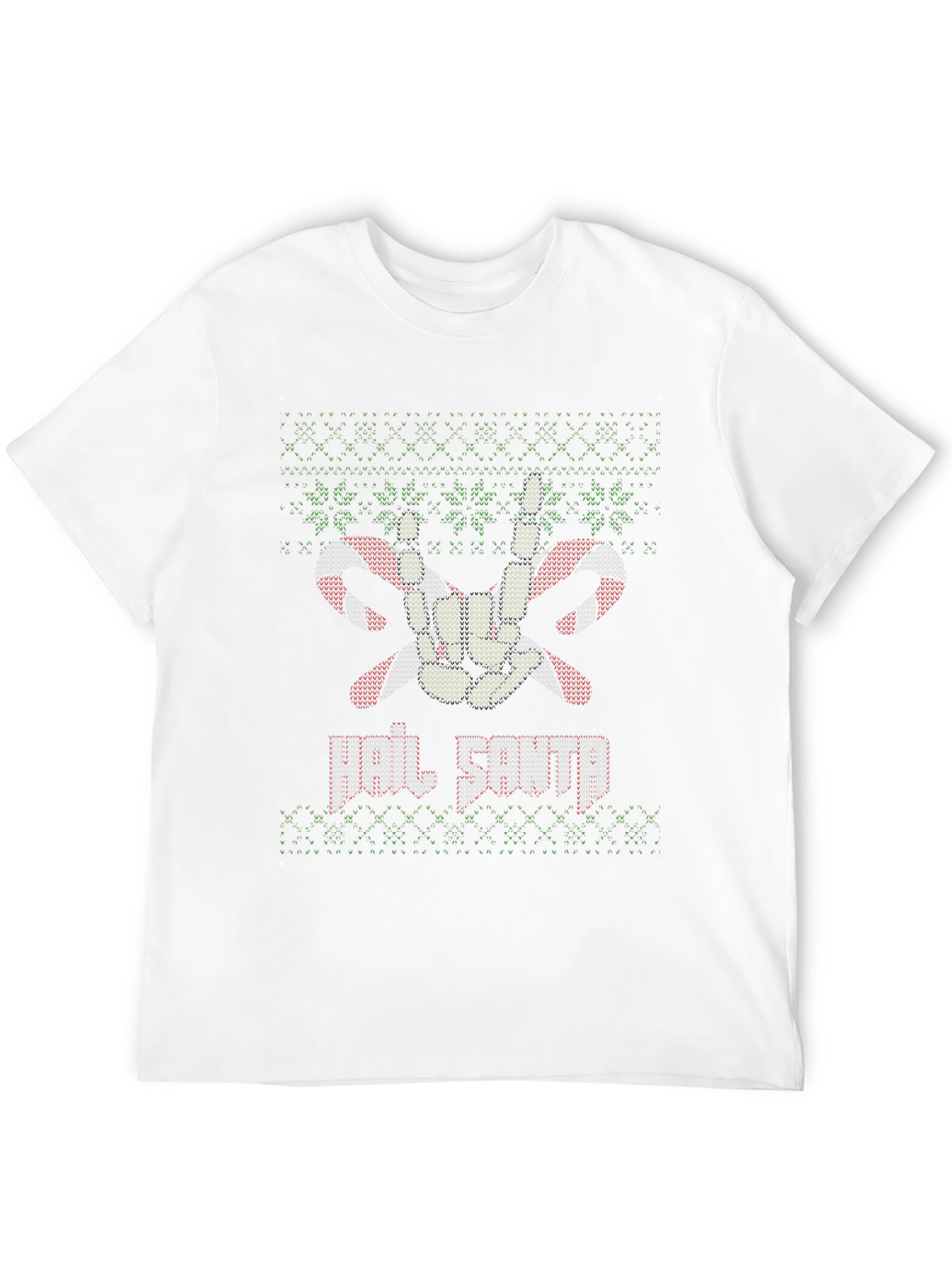 Rock On Santa Christmas T-Shirt