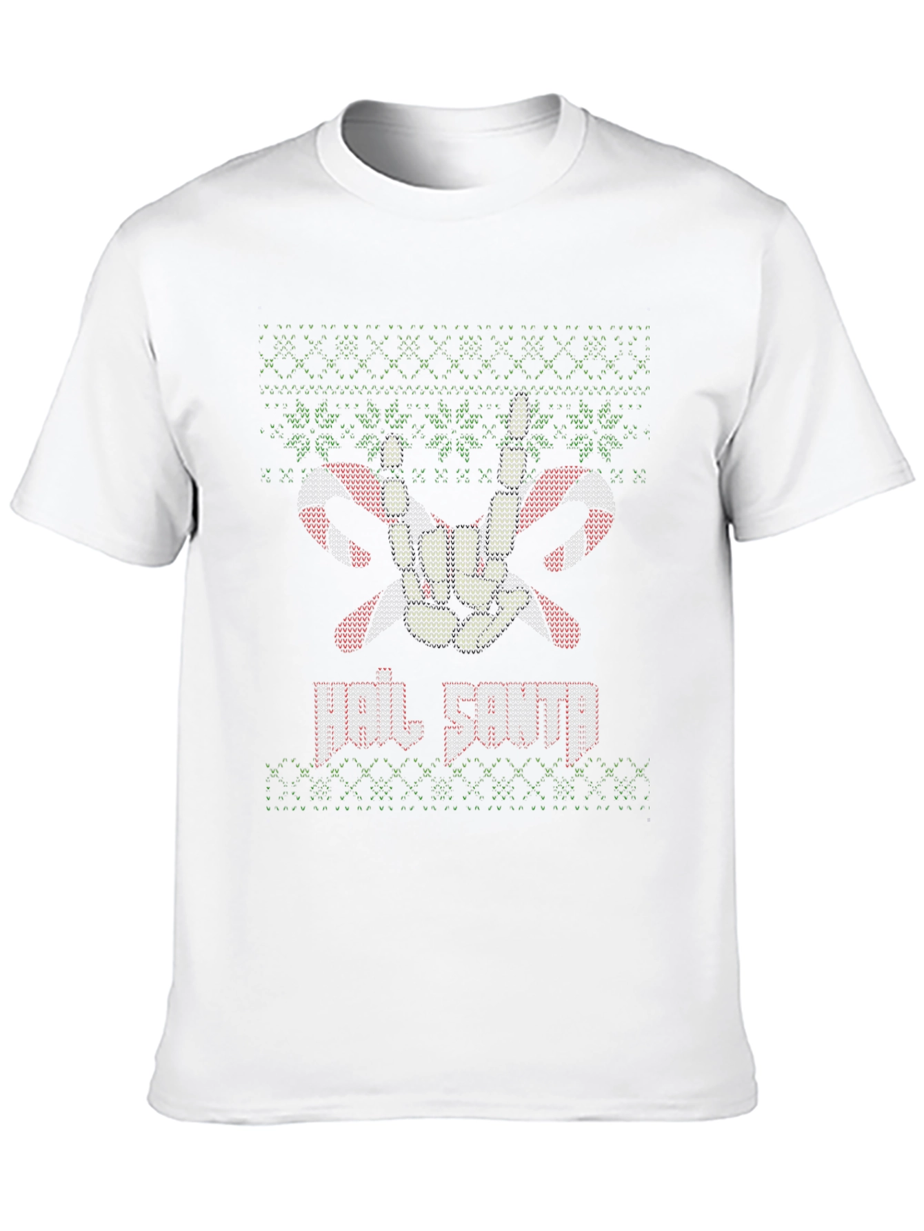 Rock On Santa Christmas T-Shirt