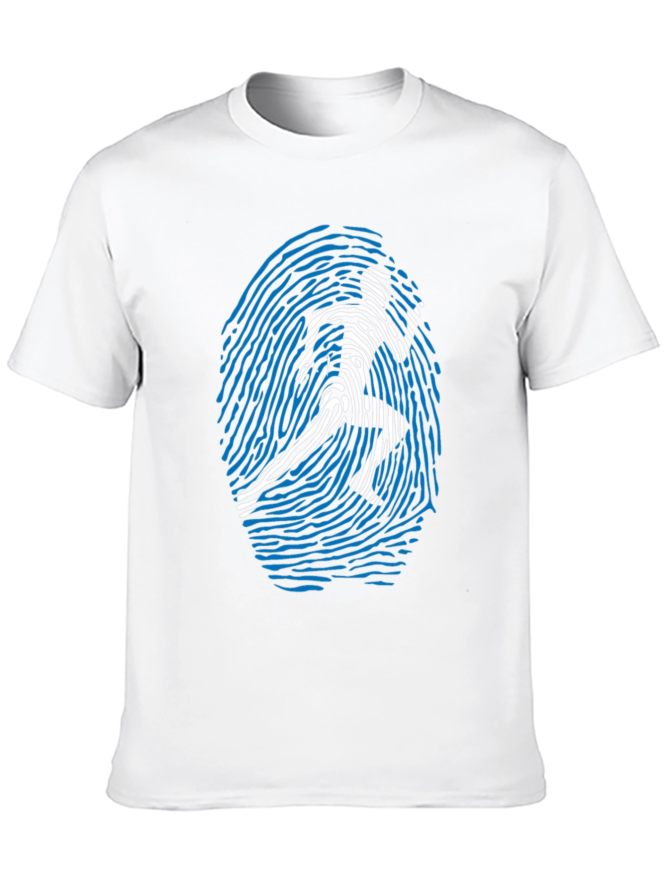 Fingerprint Runner Graphic T-Shirt