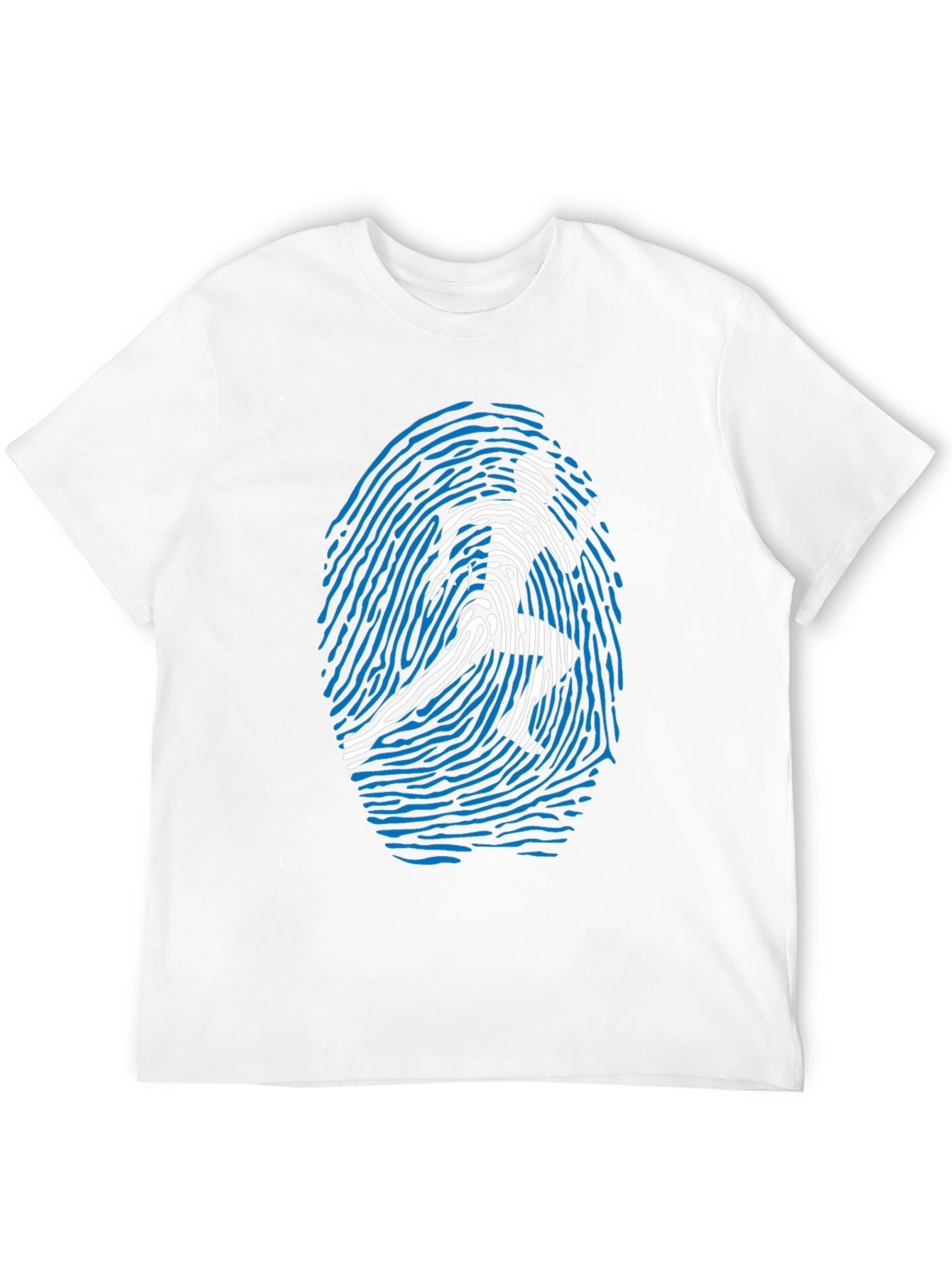 Fingerprint Runner Graphic T-Shirt