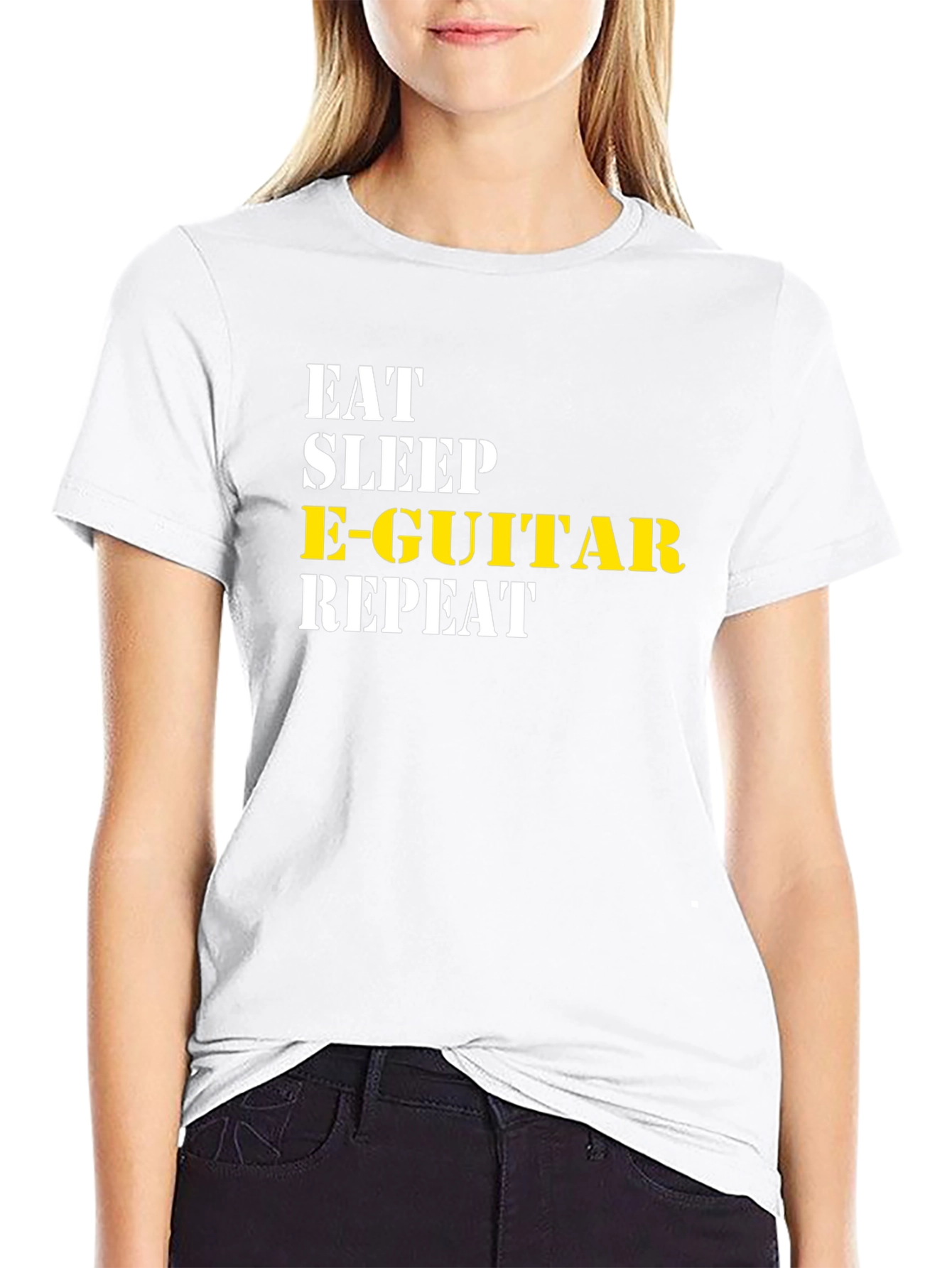 Eat Sleep E-Guitar Repeat T-Shirt