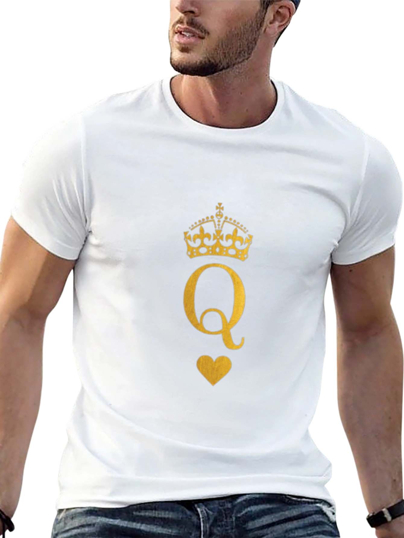Queen of Hearts T-Shirt - Royal Card Deck Design