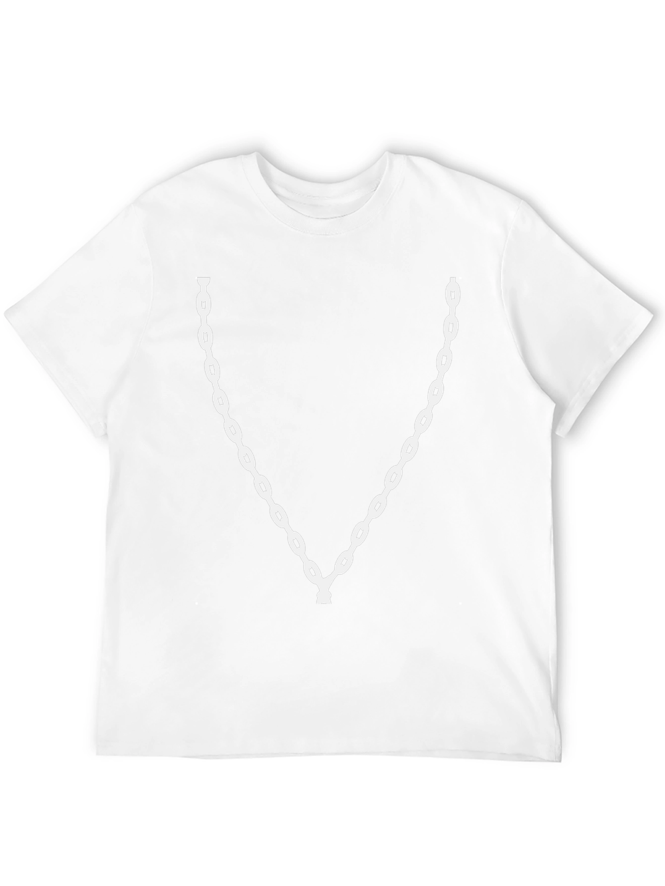 Chain Graphic Black Tee