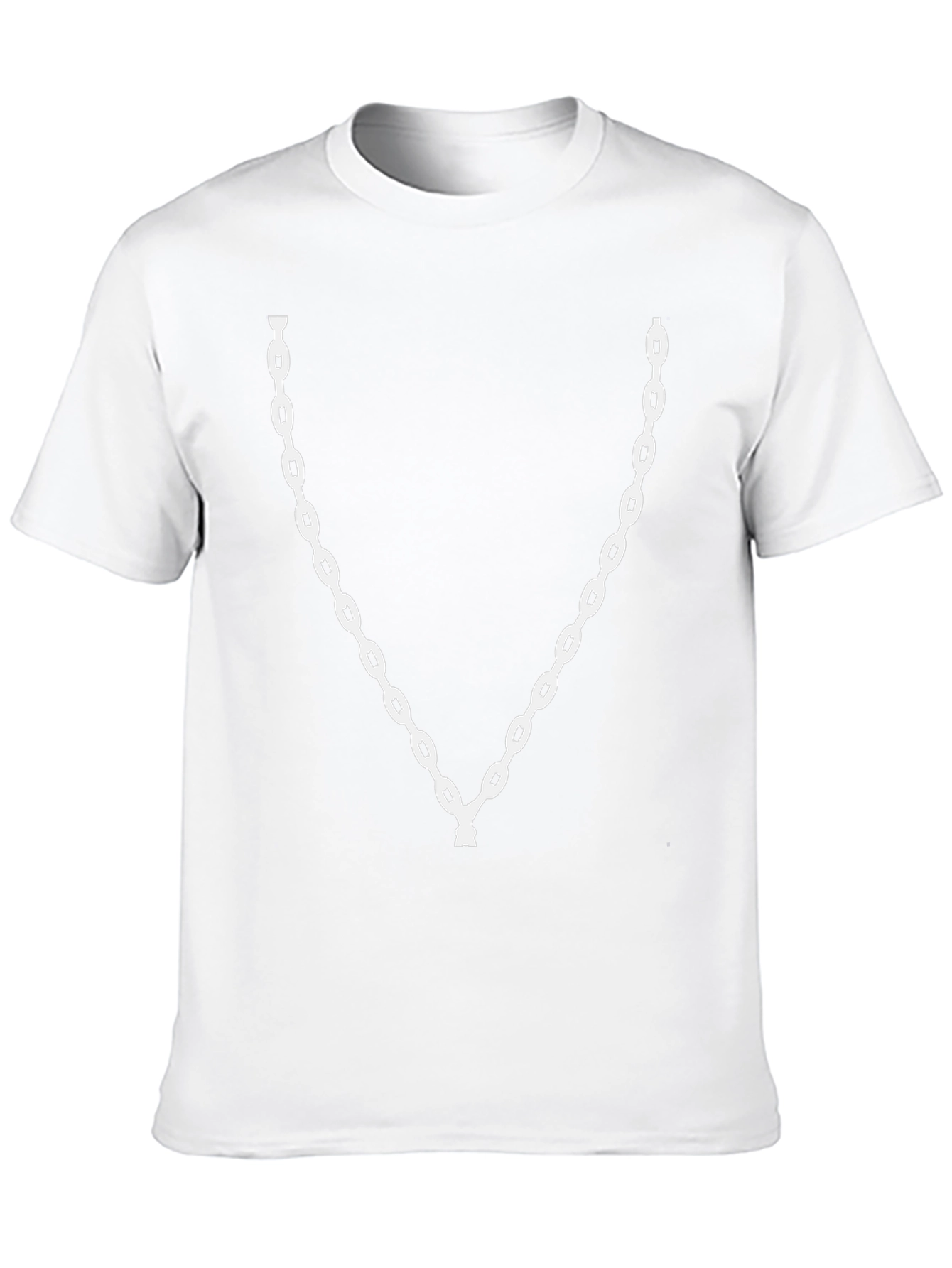 Chain Graphic Black Tee