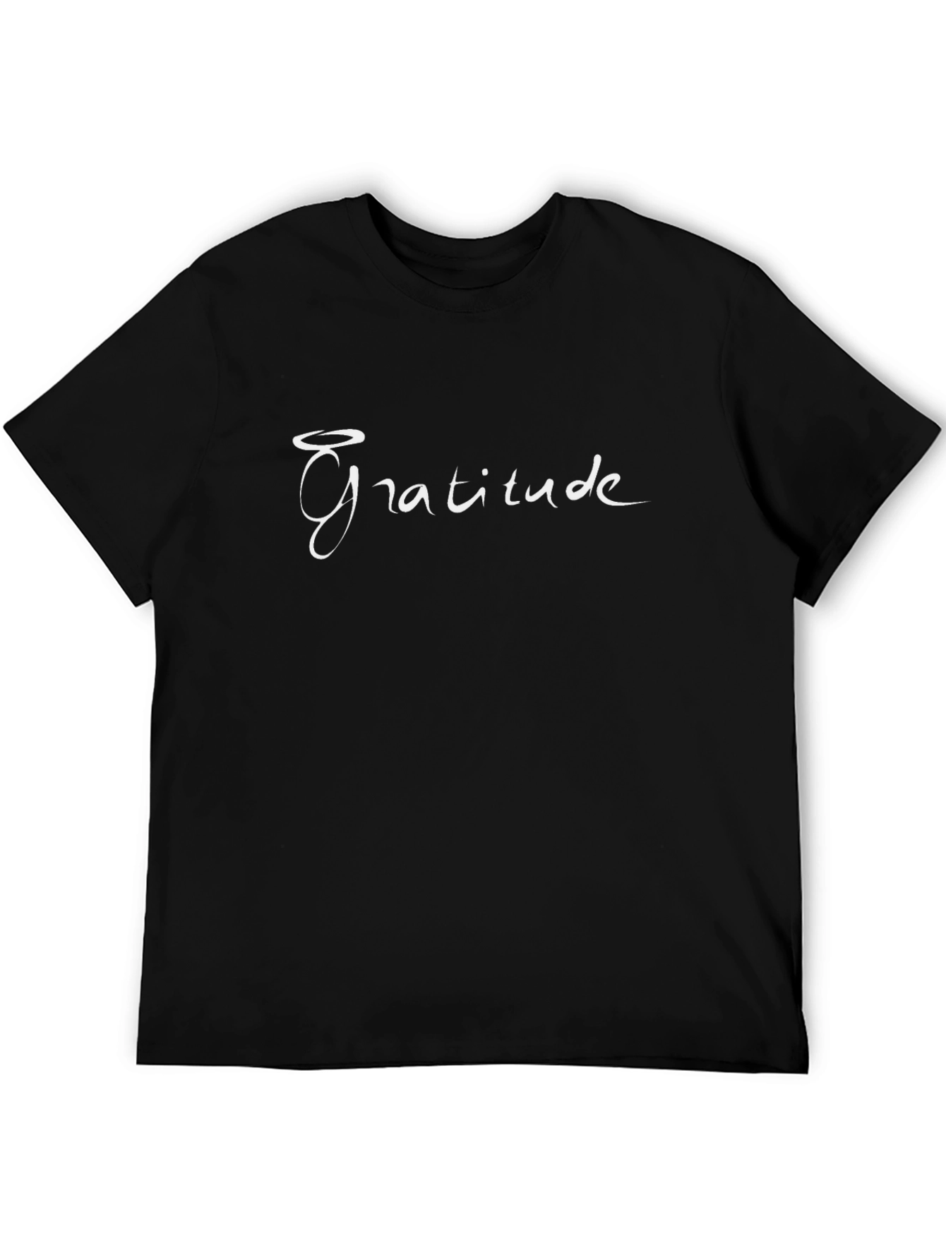 Gratitude Halo Graphic Tee - Soft Cotton Blend