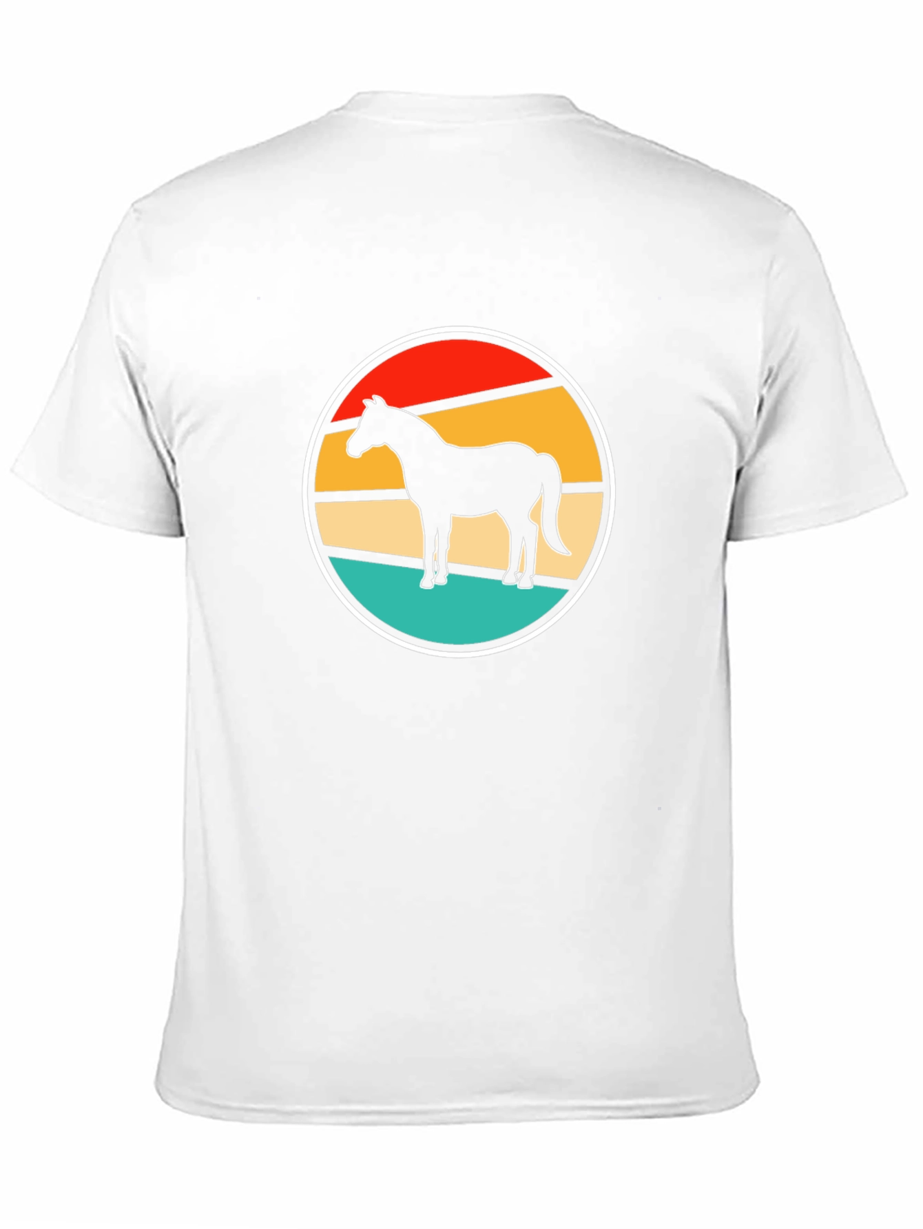 Retro Horse Graphic Tee - Stylish Black T-Shirt