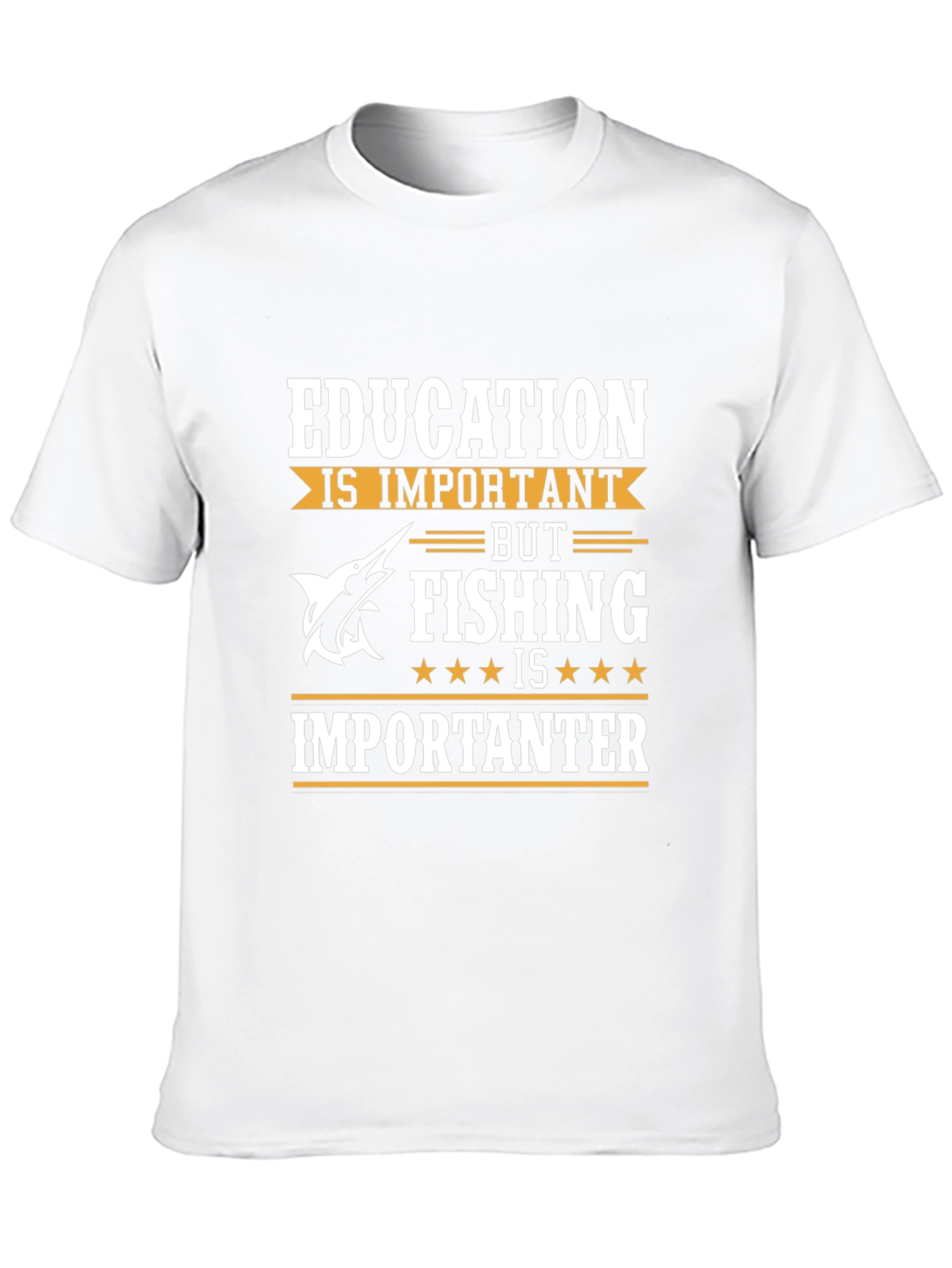 Fishing is Importanter Mens Graphic Tee