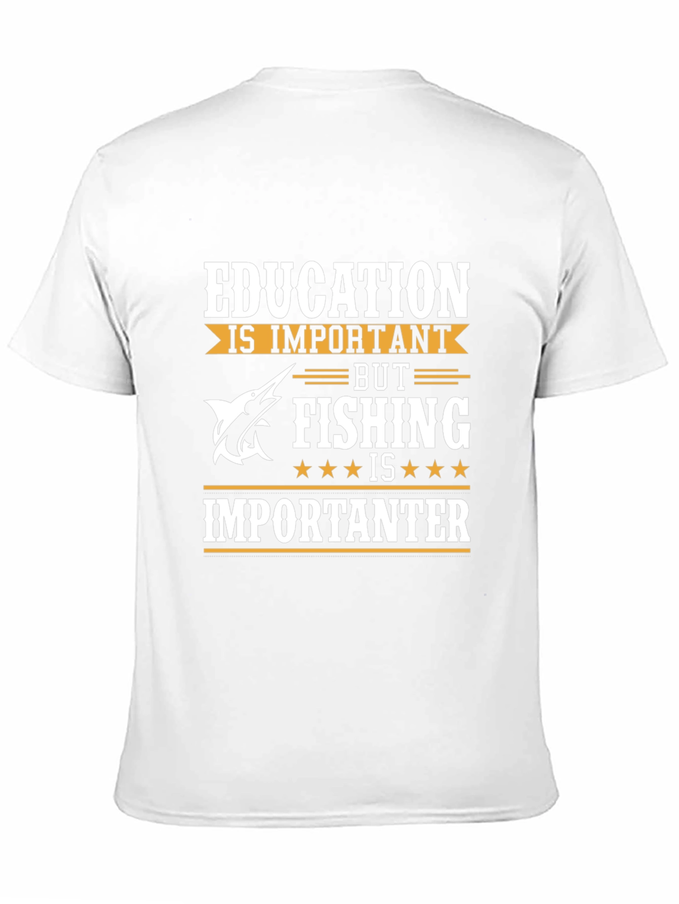 Fishing is Importanter Mens Graphic Tee