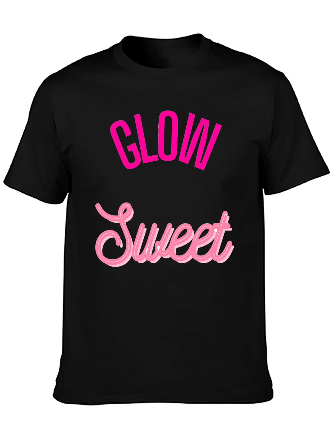 Glow Sweet Graphic Tee - Trendy Casual T-Shirt