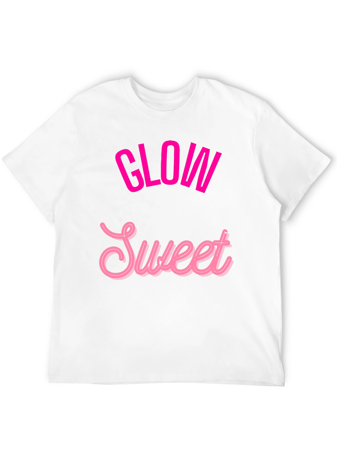 Glow Sweet Graphic Tee - Trendy Casual T-Shirt
