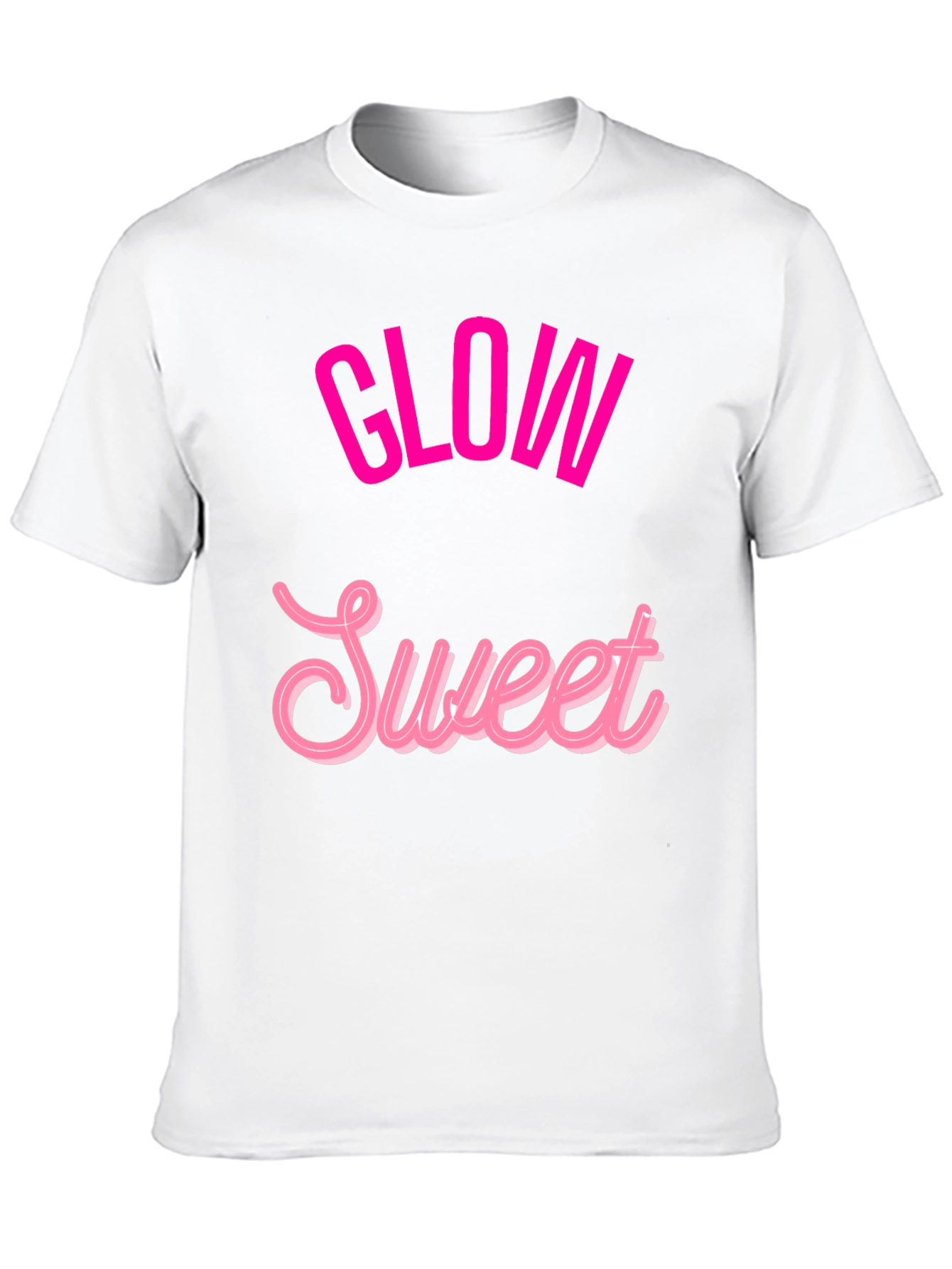 Glow Sweet Graphic Tee - Trendy Casual T-Shirt