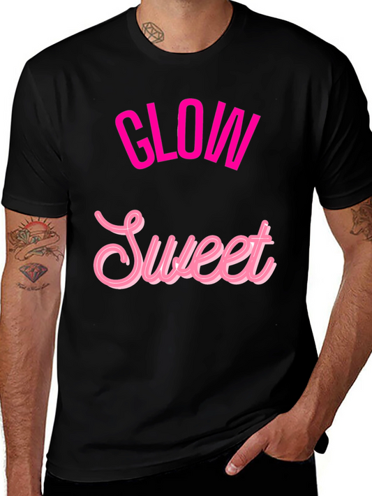 Glow Sweet Graphic Tee - Trendy Casual T-Shirt