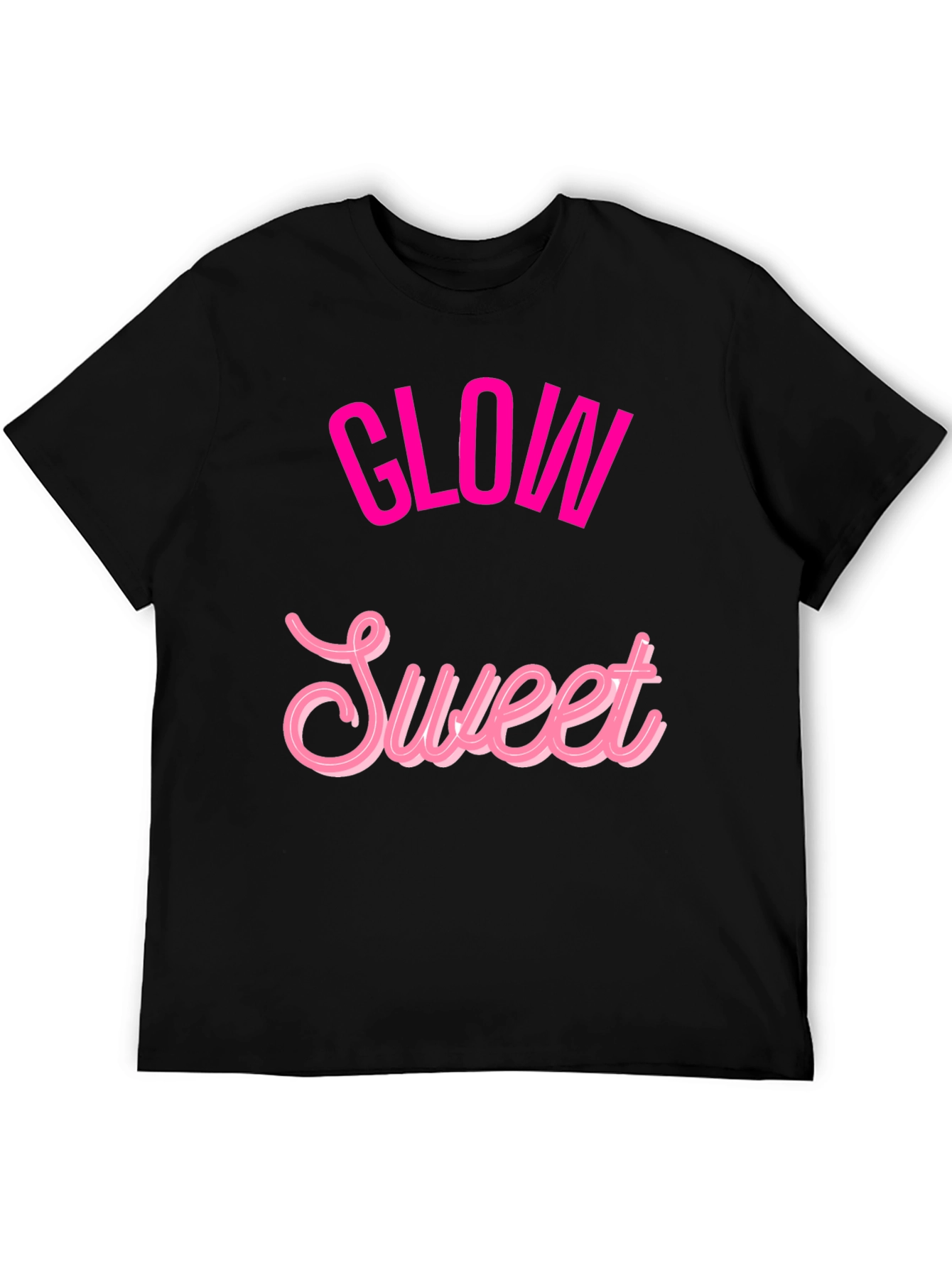 Glow Sweet Graphic Tee - Trendy Casual T-Shirt