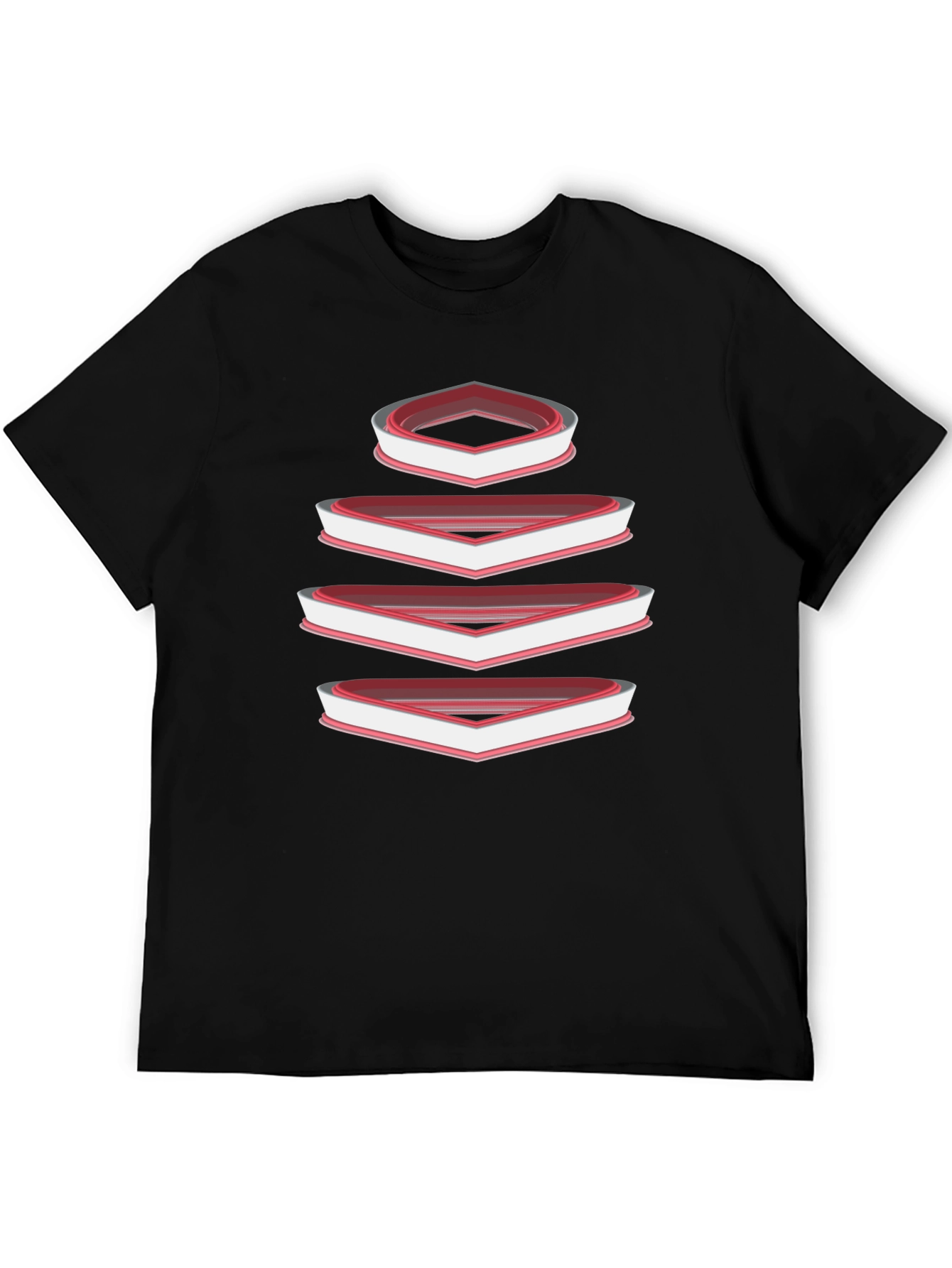 Geometric Diamond T-Shirt - Modern Graphic Tee