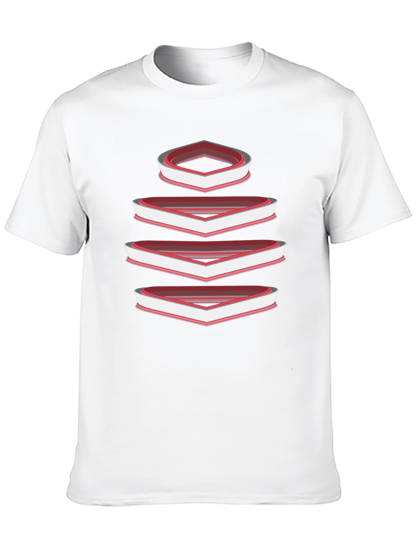 Geometric Diamond T-Shirt - Modern Graphic Tee