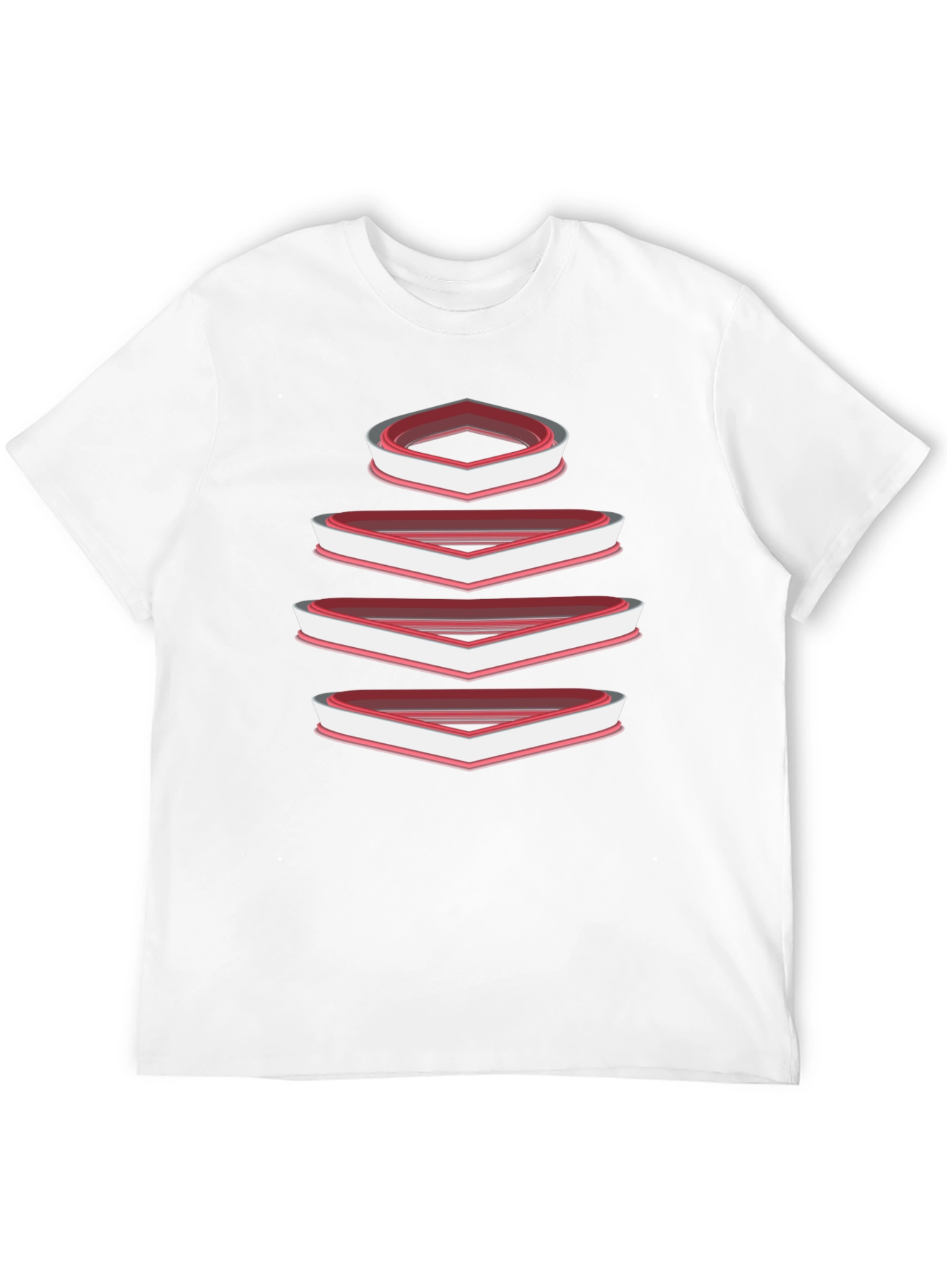 Geometric Diamond T-Shirt - Modern Graphic Tee