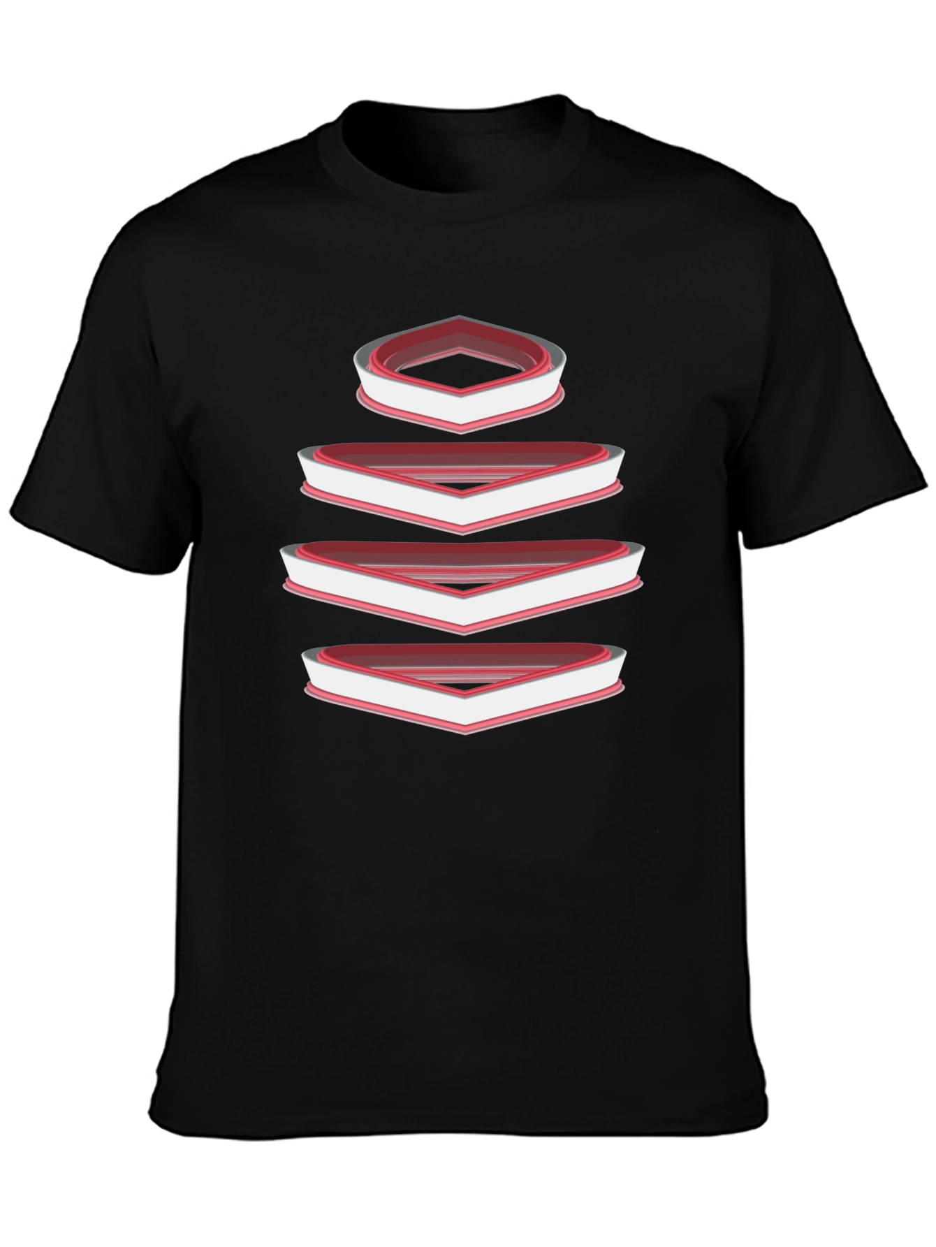 Geometric Diamond T-Shirt - Modern Graphic Tee