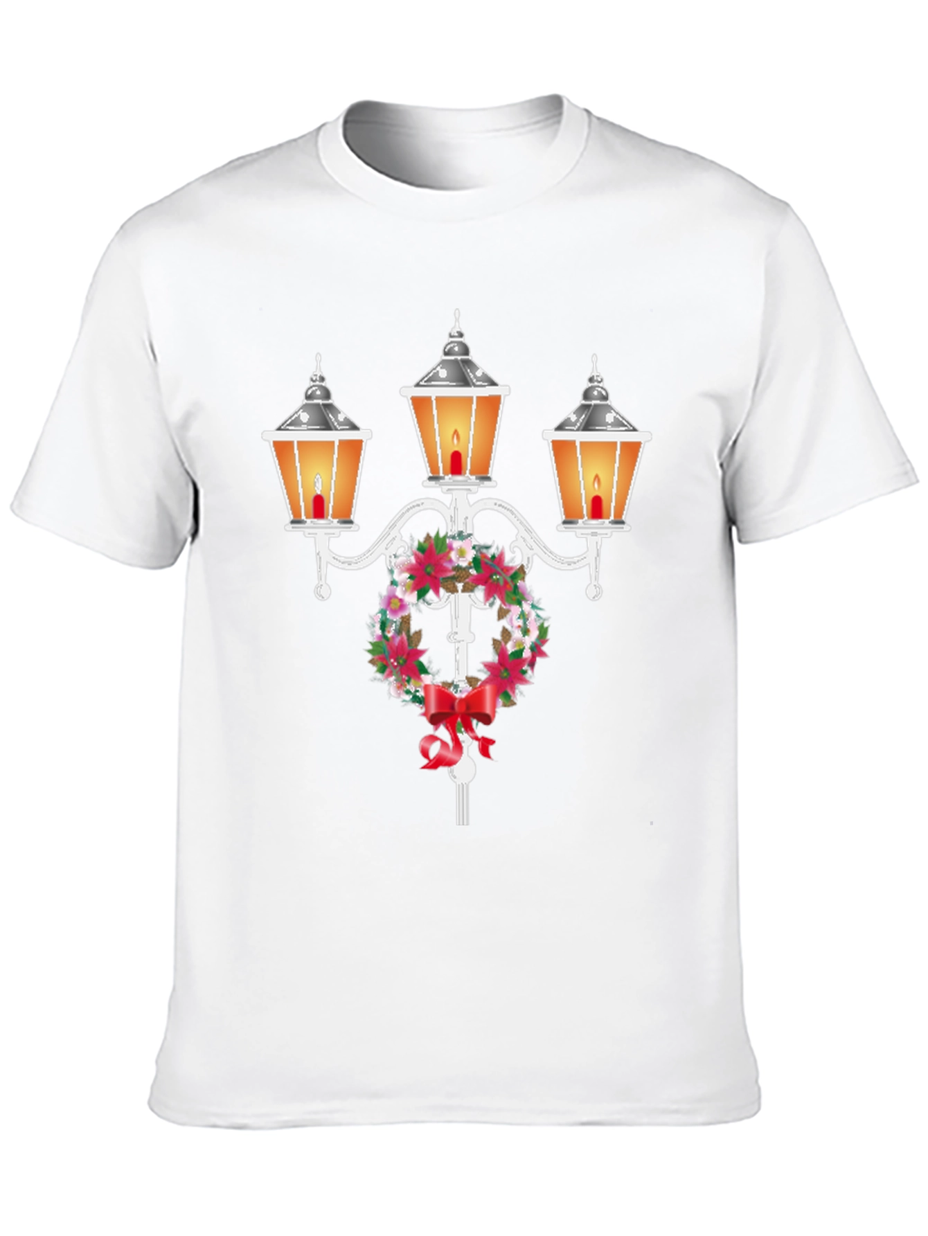Festive Holiday Lamp Post T-Shirt