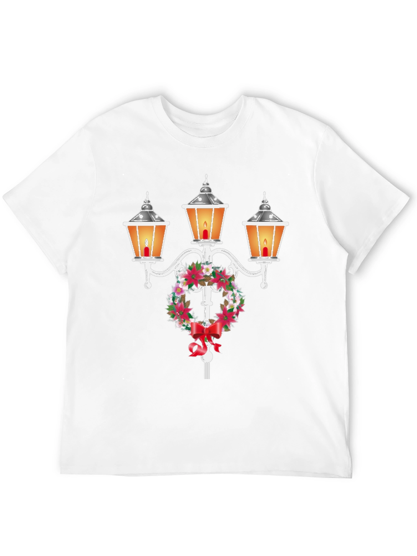 Festive Holiday Lamp Post T-Shirt