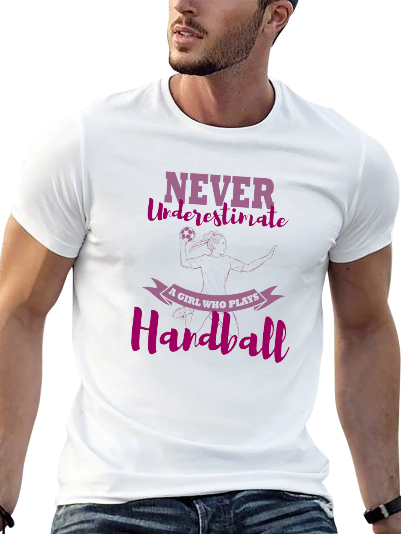Handball Girls Tee - Never Underestimate