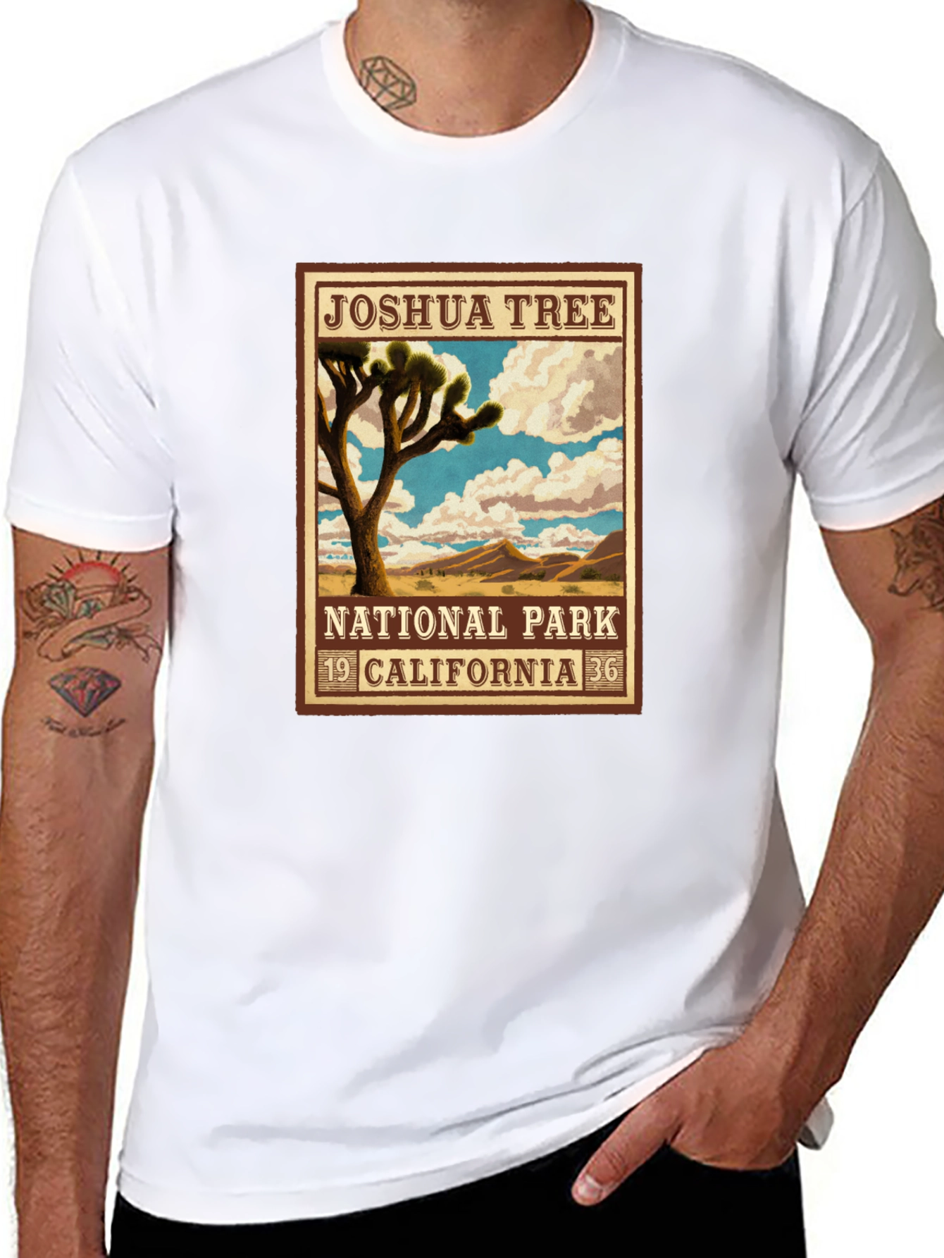 Joshua Tree National Park Black T-Shirt