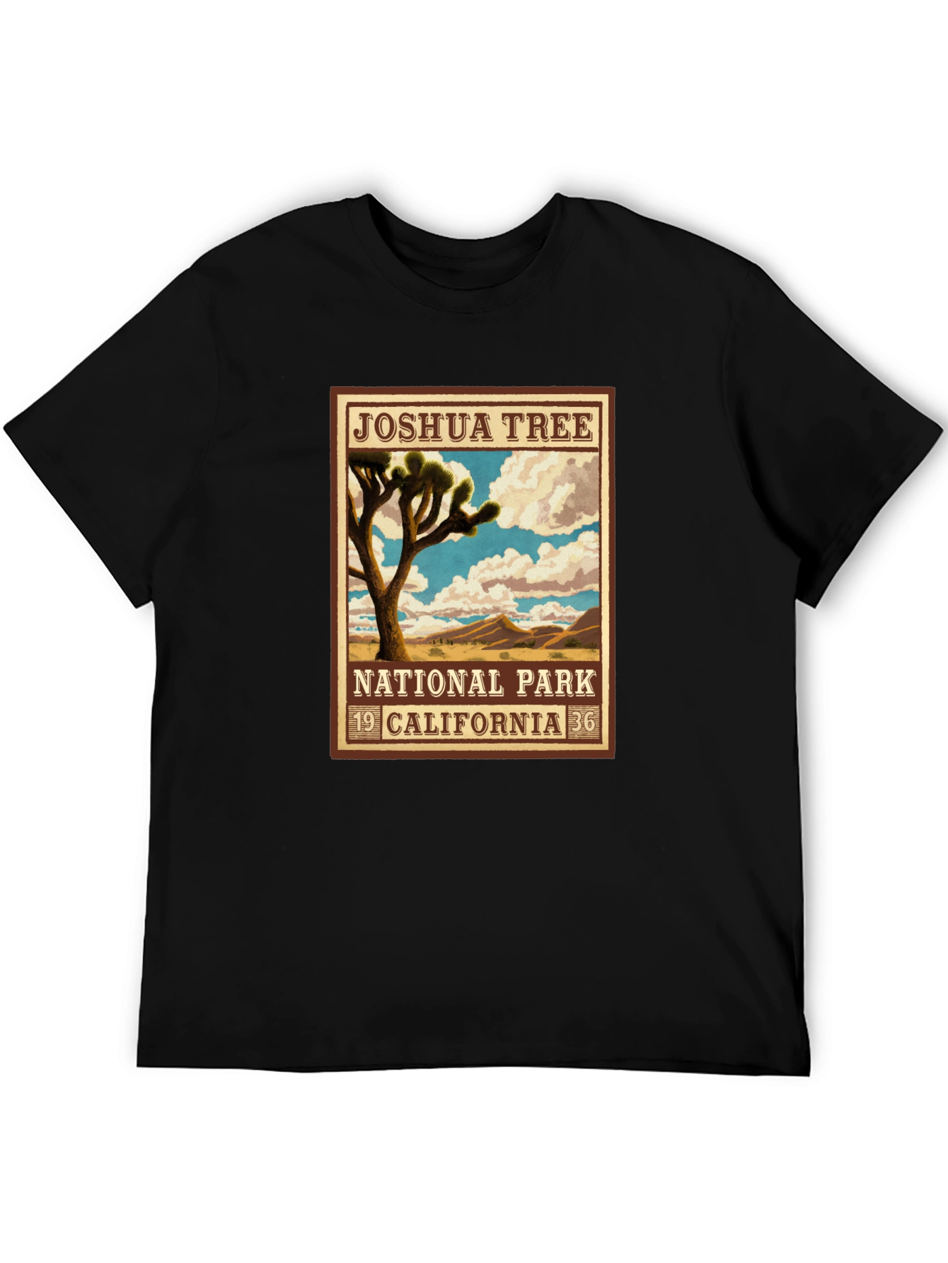Joshua Tree National Park Black T-Shirt