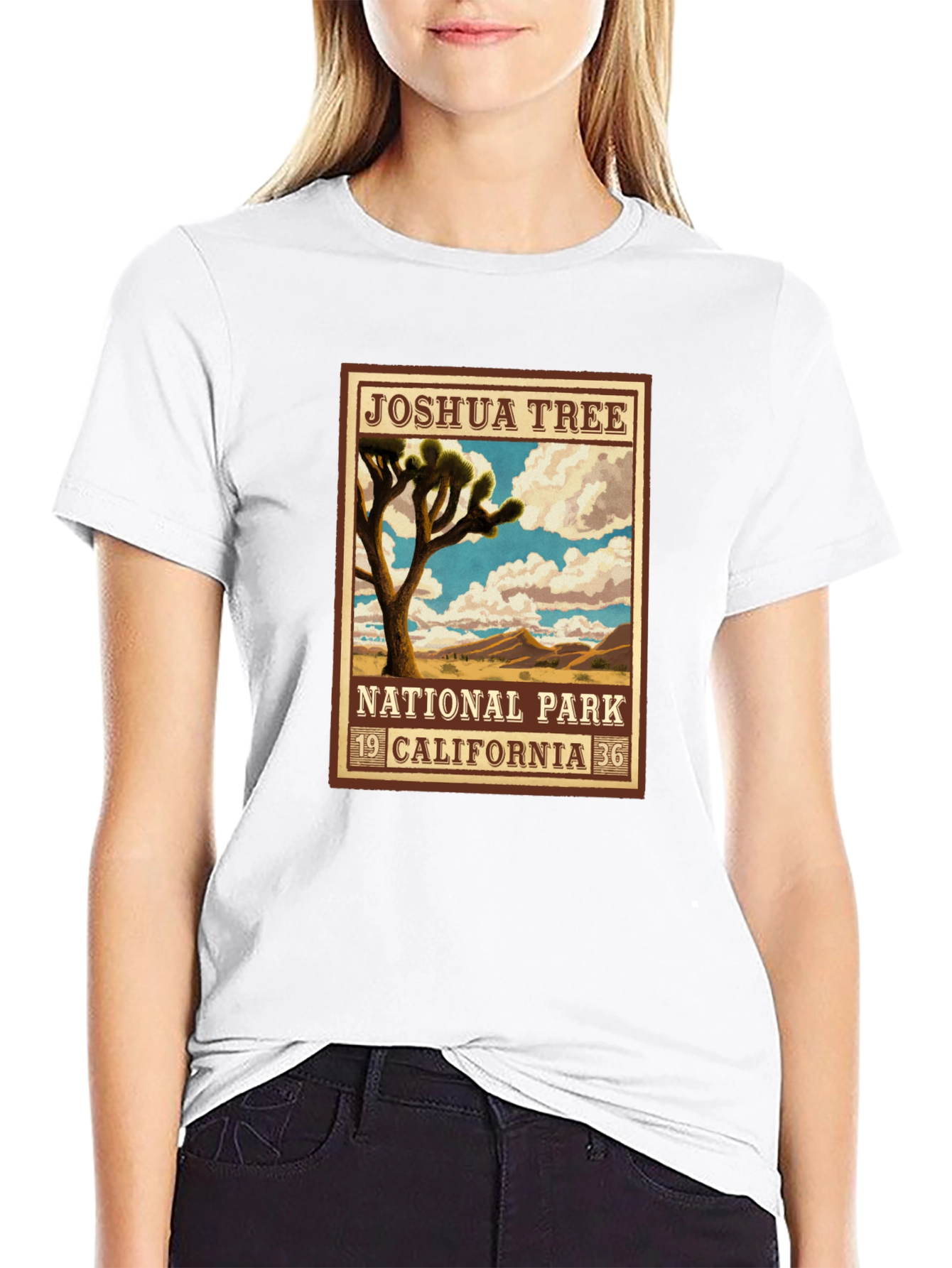 Joshua Tree National Park Black T-Shirt