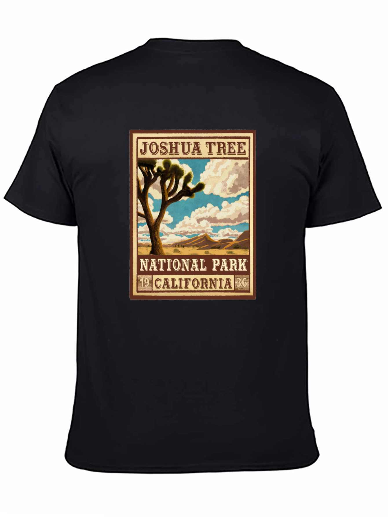 Joshua Tree National Park Black T-Shirt