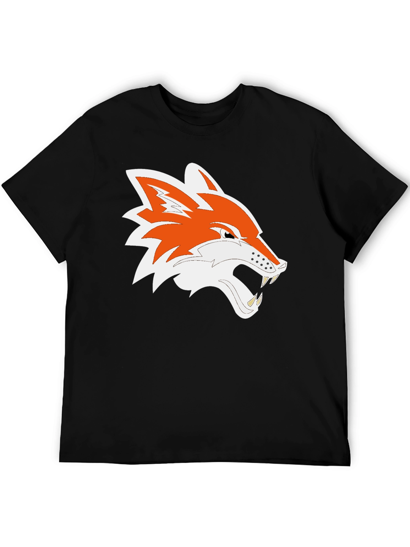 Mens Black Fox Graphic Tee