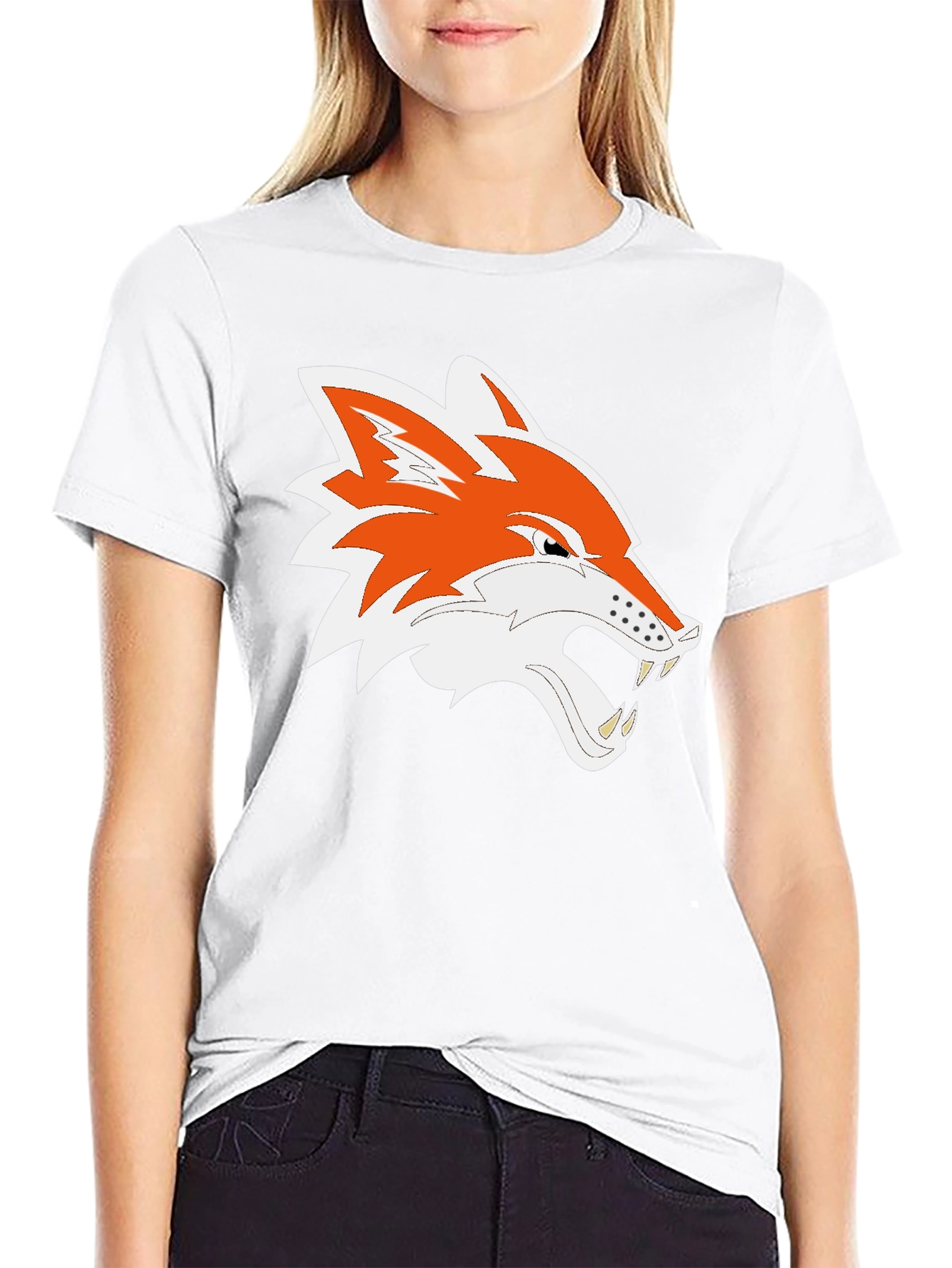 Mens Black Fox Graphic Tee